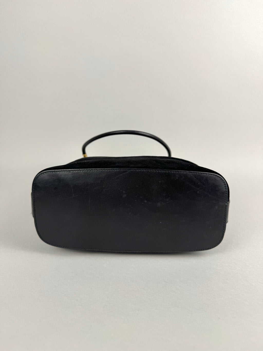 Gucci Black Suede Leather Shoulder