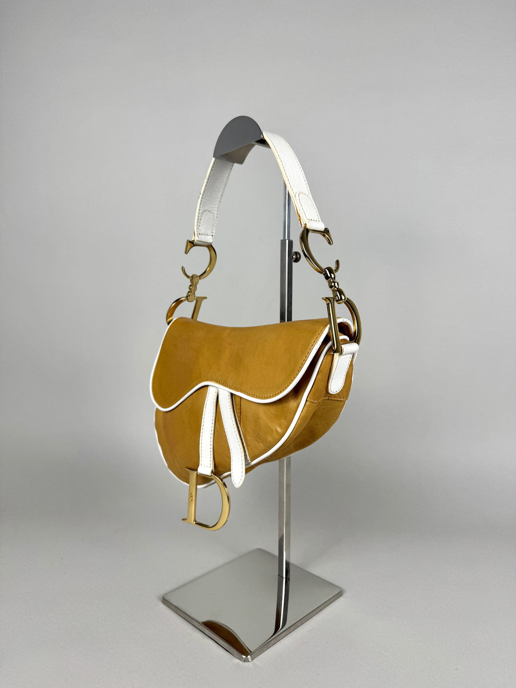 Christian Dior Saddle Brown & White SS06