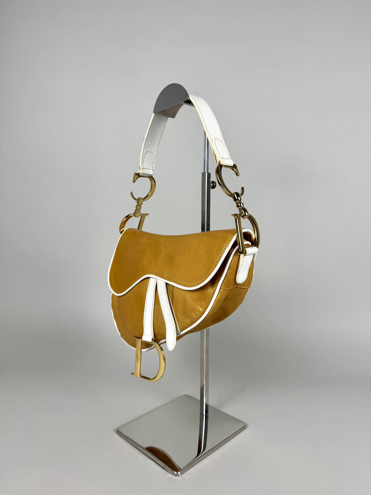 Christian Dior Saddle Brown & White SS06