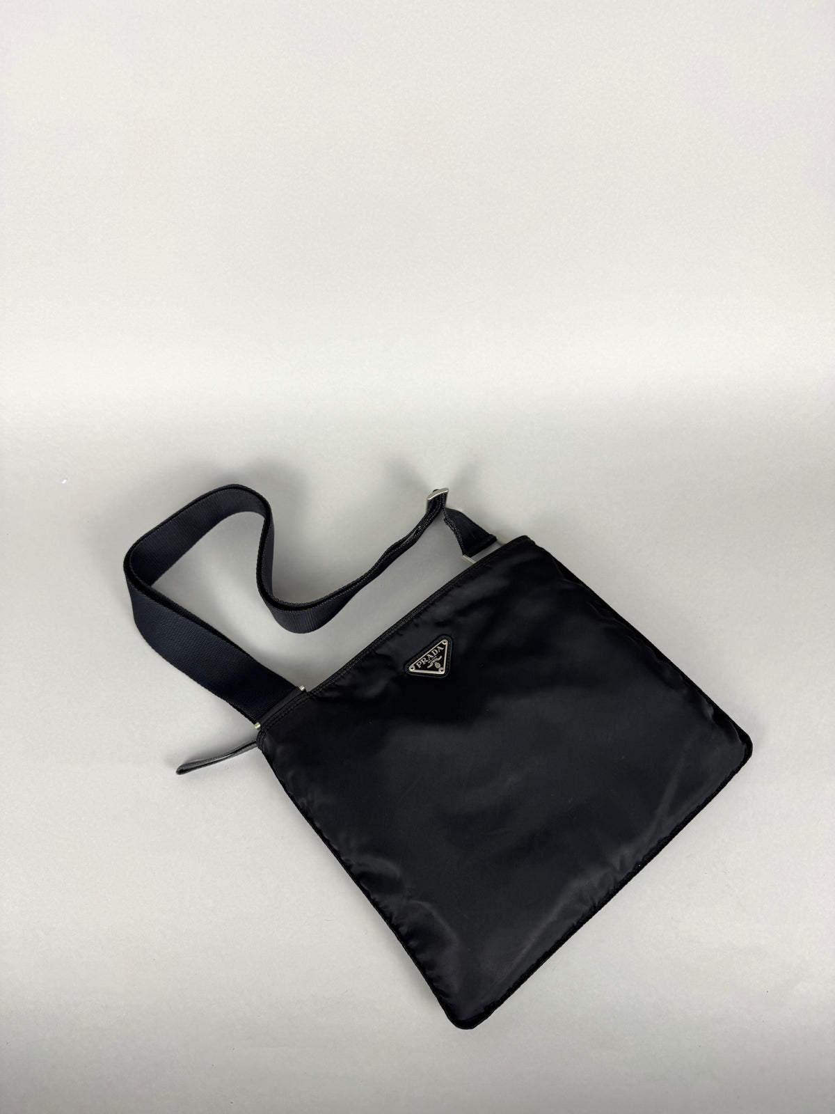 Prada Black Nylon Crossbody Medium