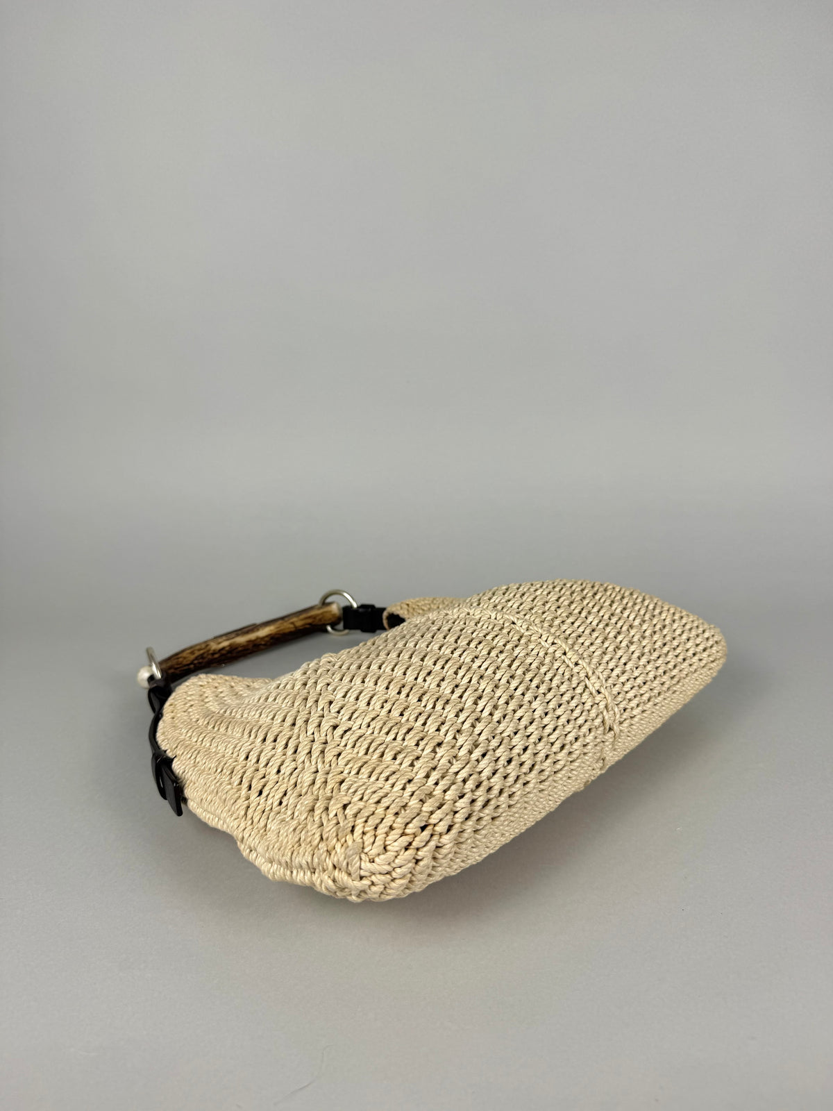 Yves Saint Laurent Mombasa Raffia Beige Tom Ford SS02