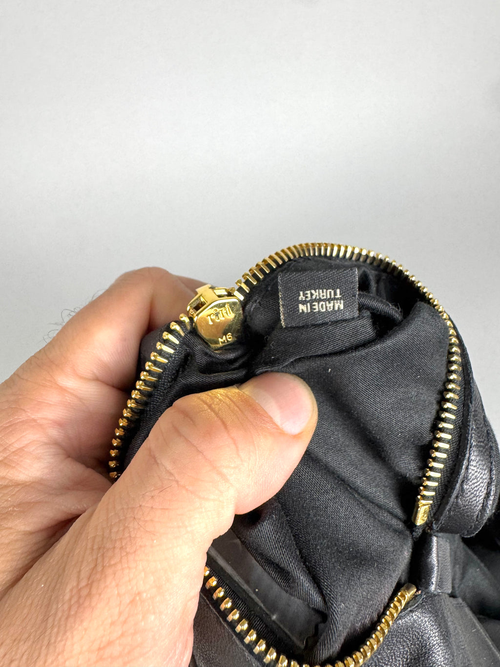 Miu Miu Coffer Matelasse Lambskin Leather Black