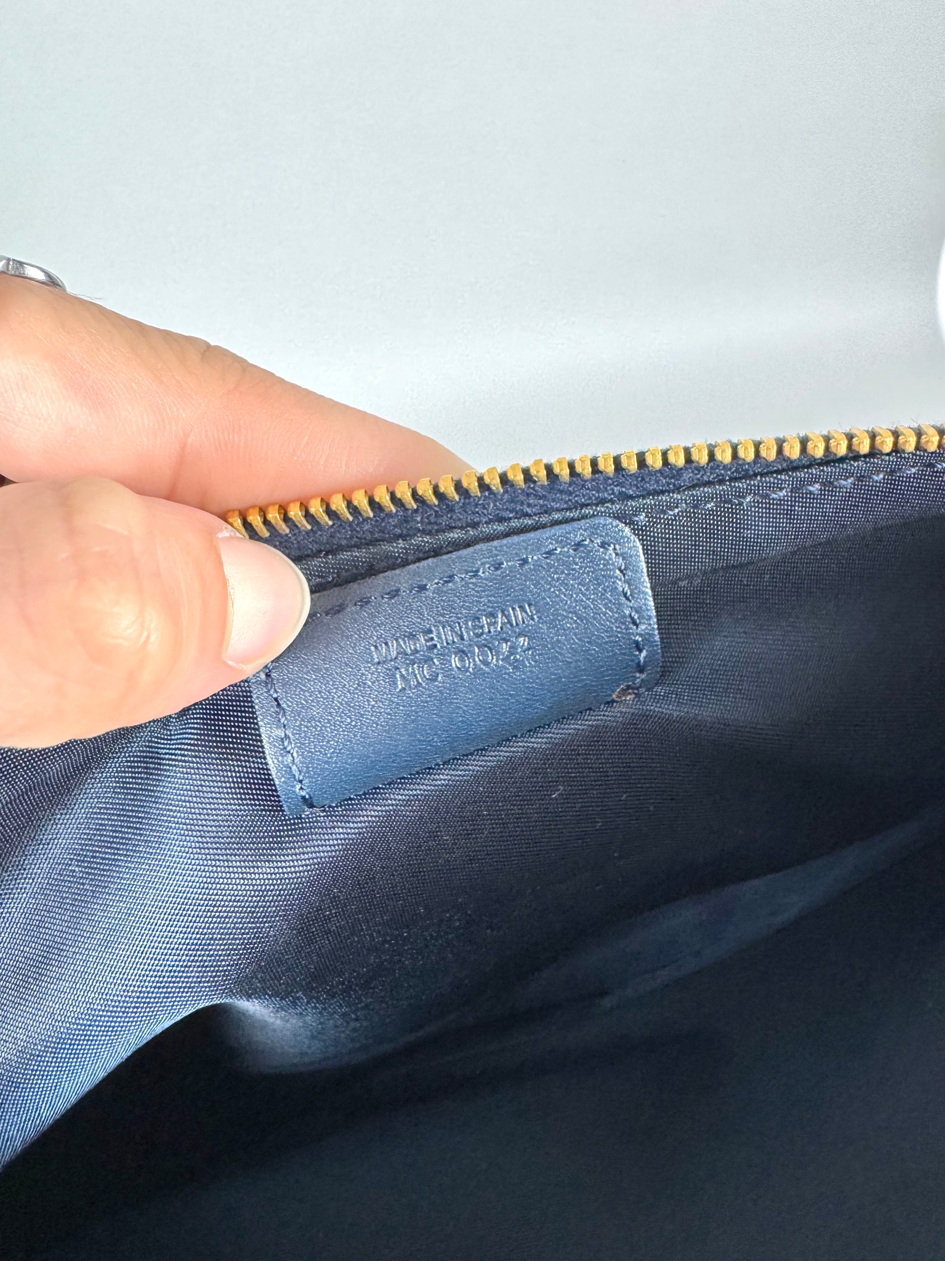 Christian Dior Mini Saddle Monogram Oblique Blue