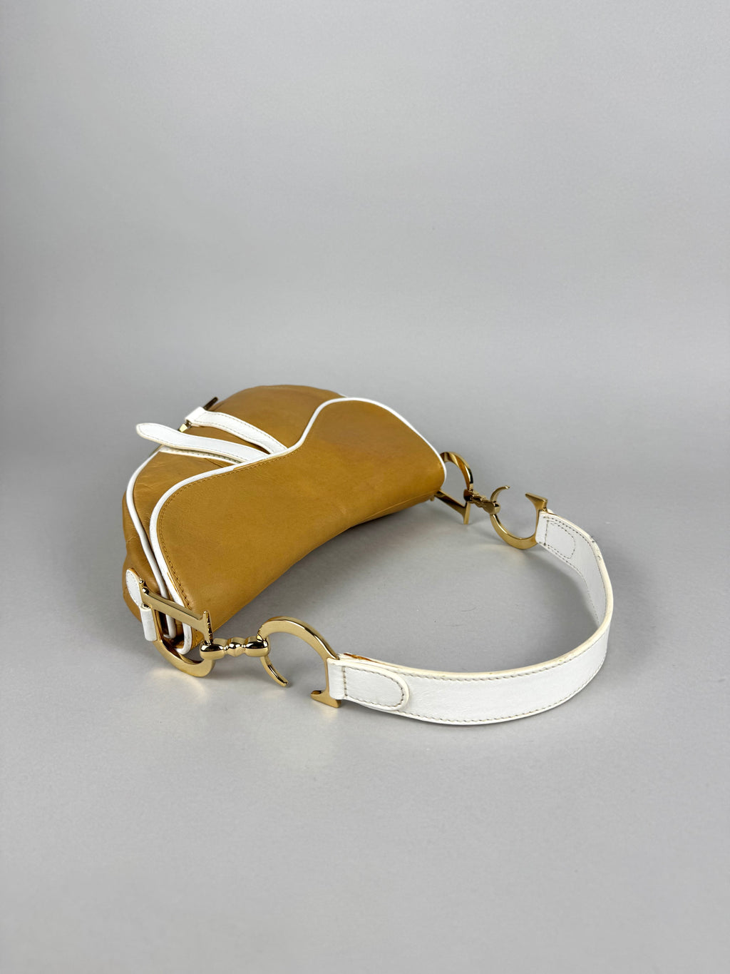 Christian Dior Saddle Brown & White SS06