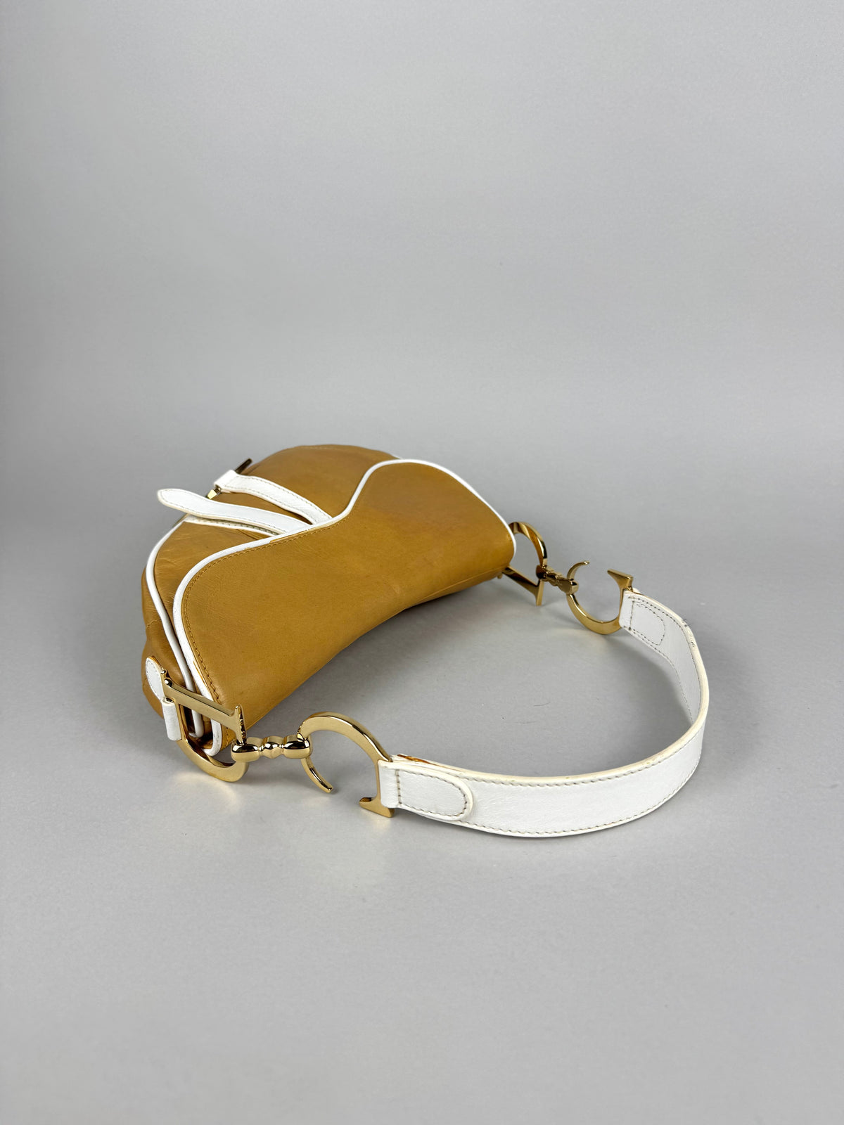 Christian Dior Saddle Brown & White SS06