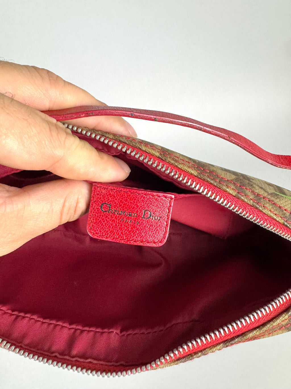 Christian Dior Monogram Rasta Pochette
