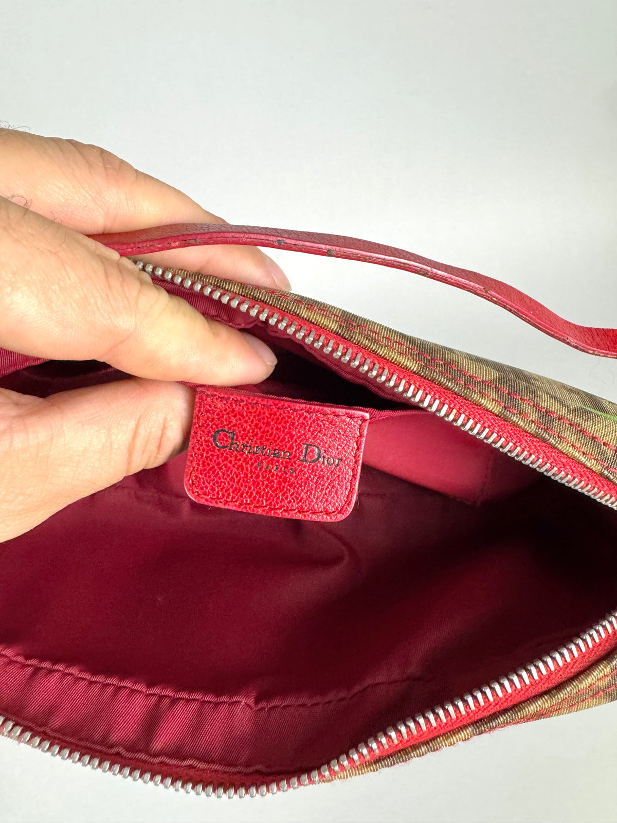 Christian Dior Monogram Rasta Pochette