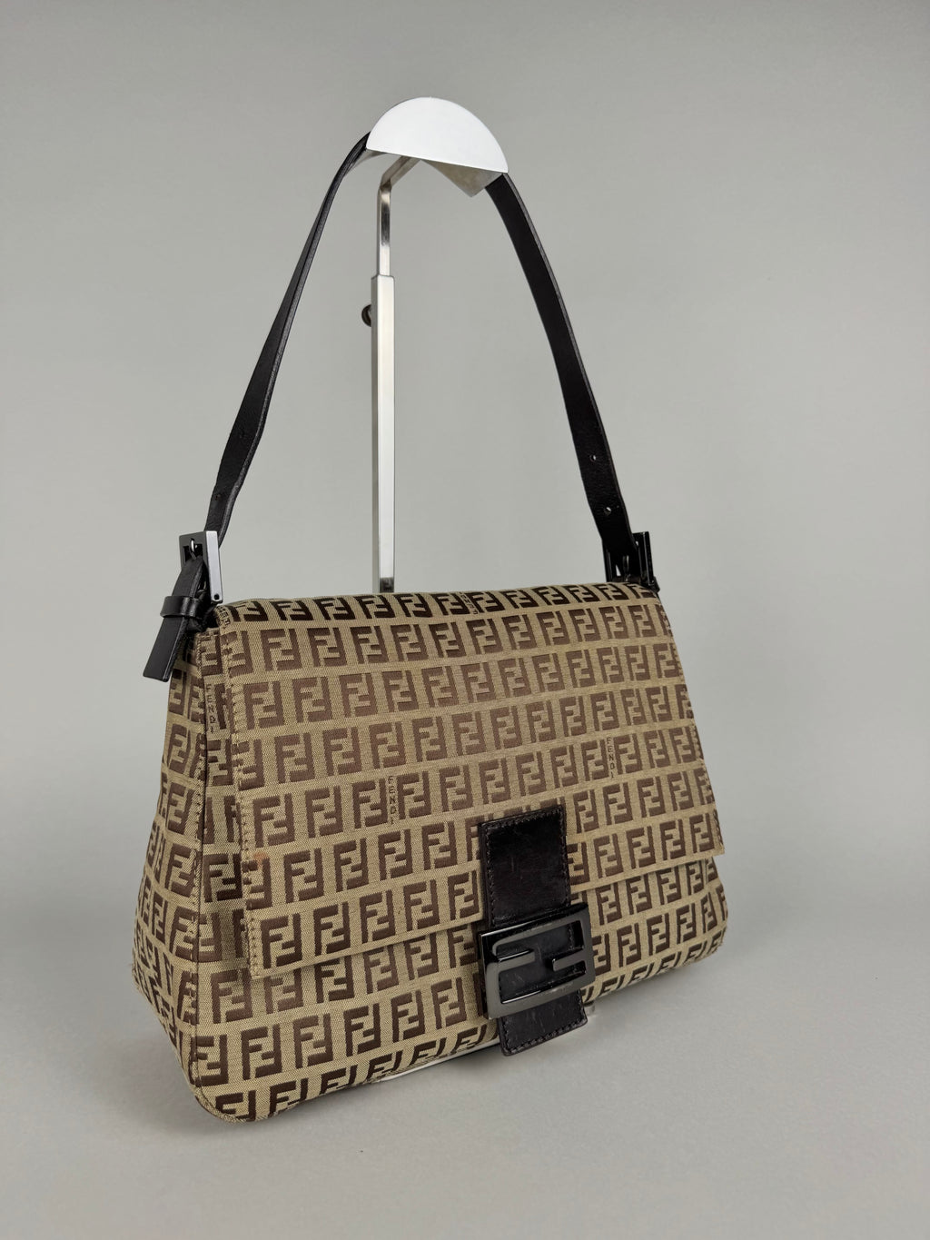 Fendi Mamma Baguette Monogram Zucchino