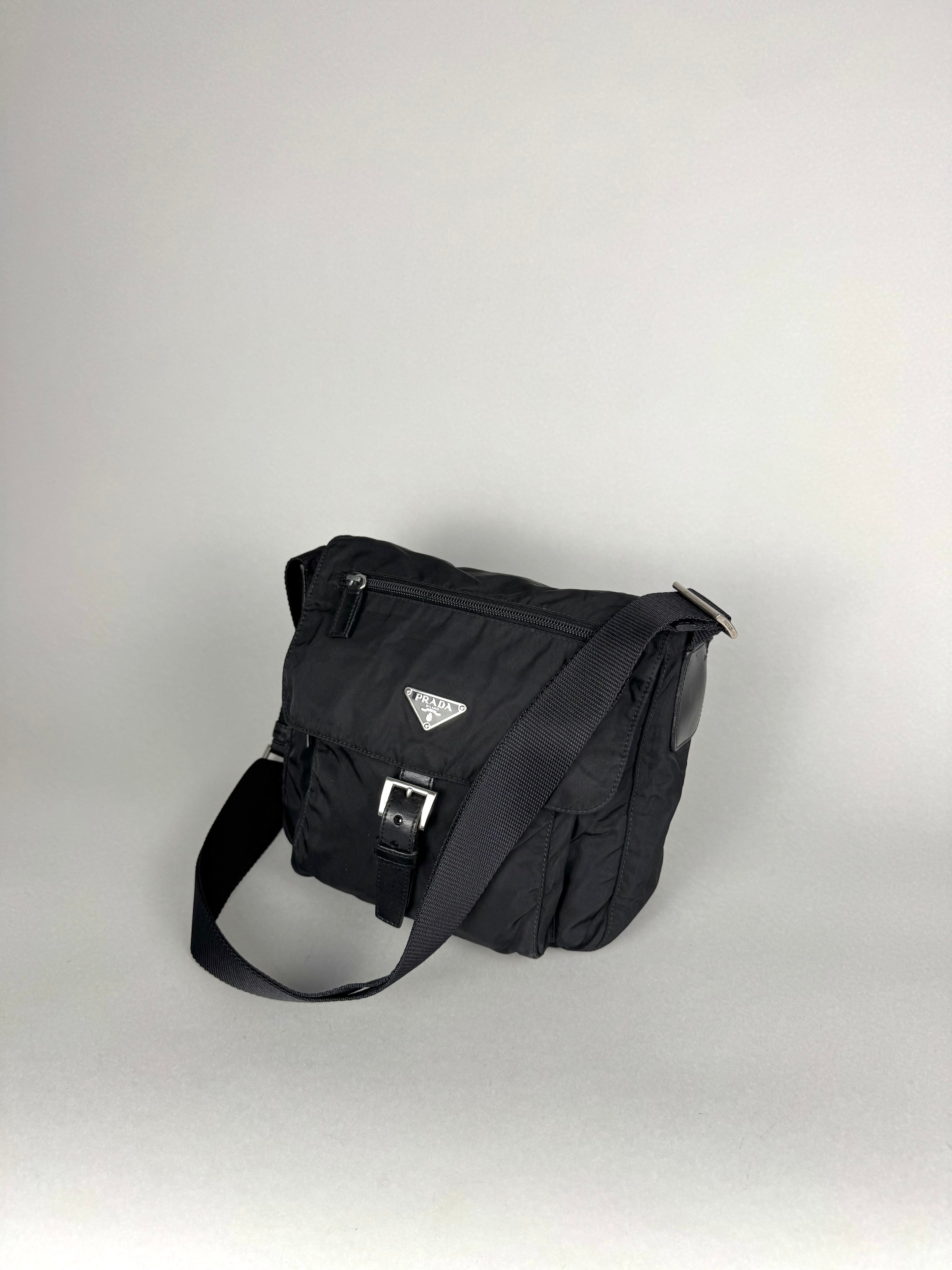 Prada Vela Nylon Black