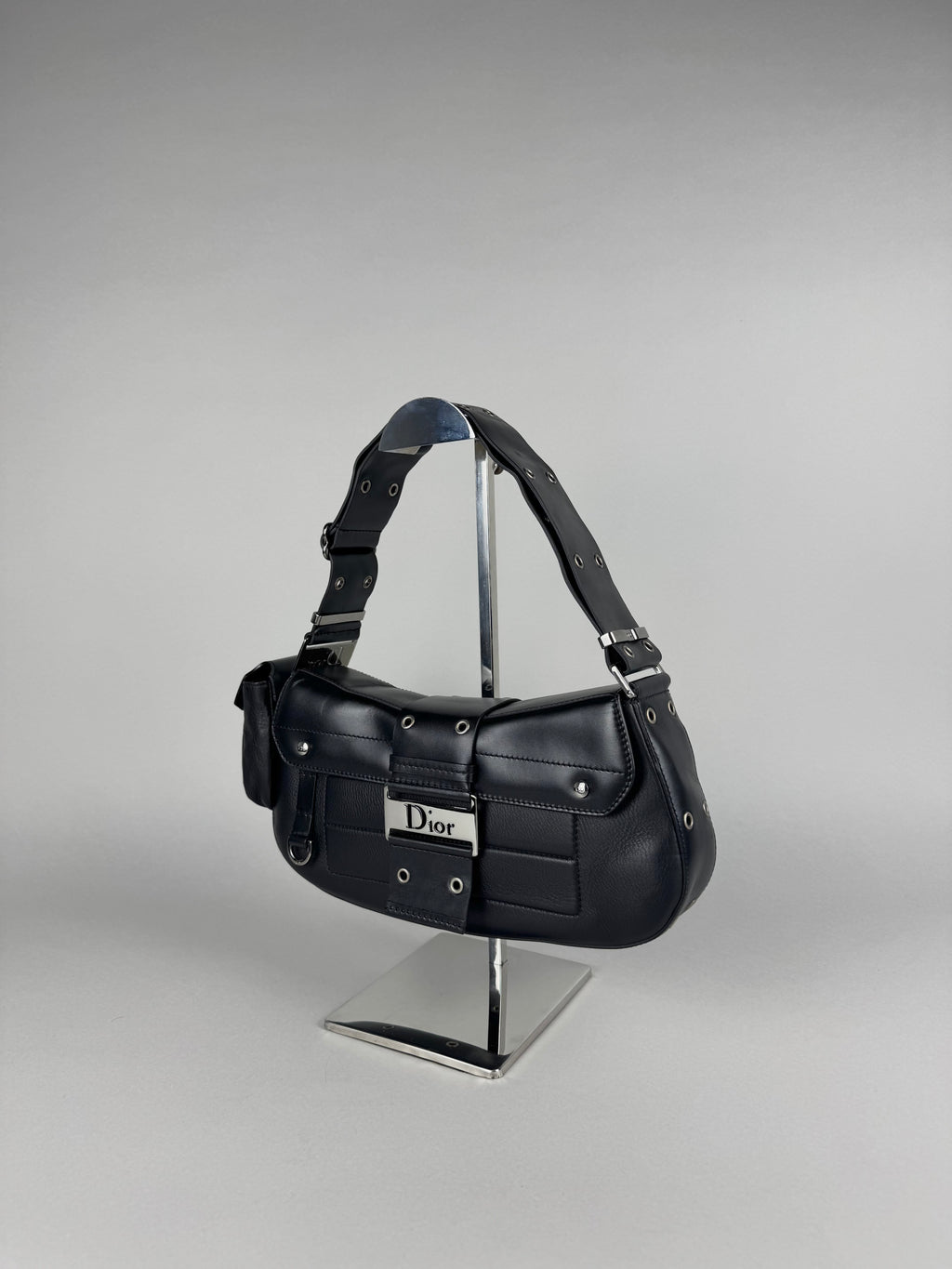 Christian Dior Street Chic Columbus Pocket Black Leather