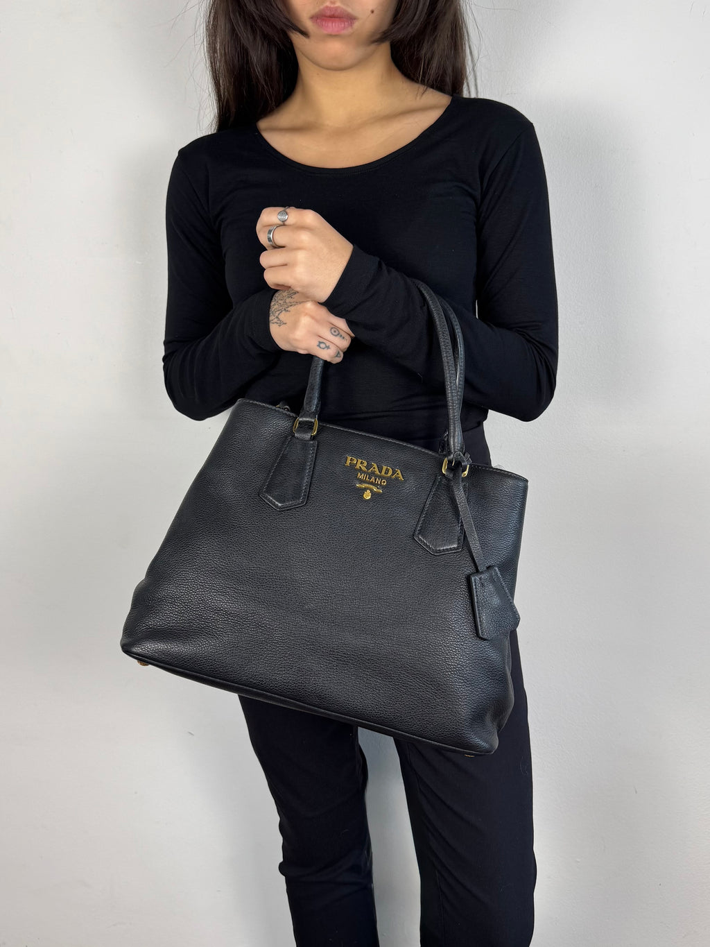 Prada Phenix Tote Leather Vitello