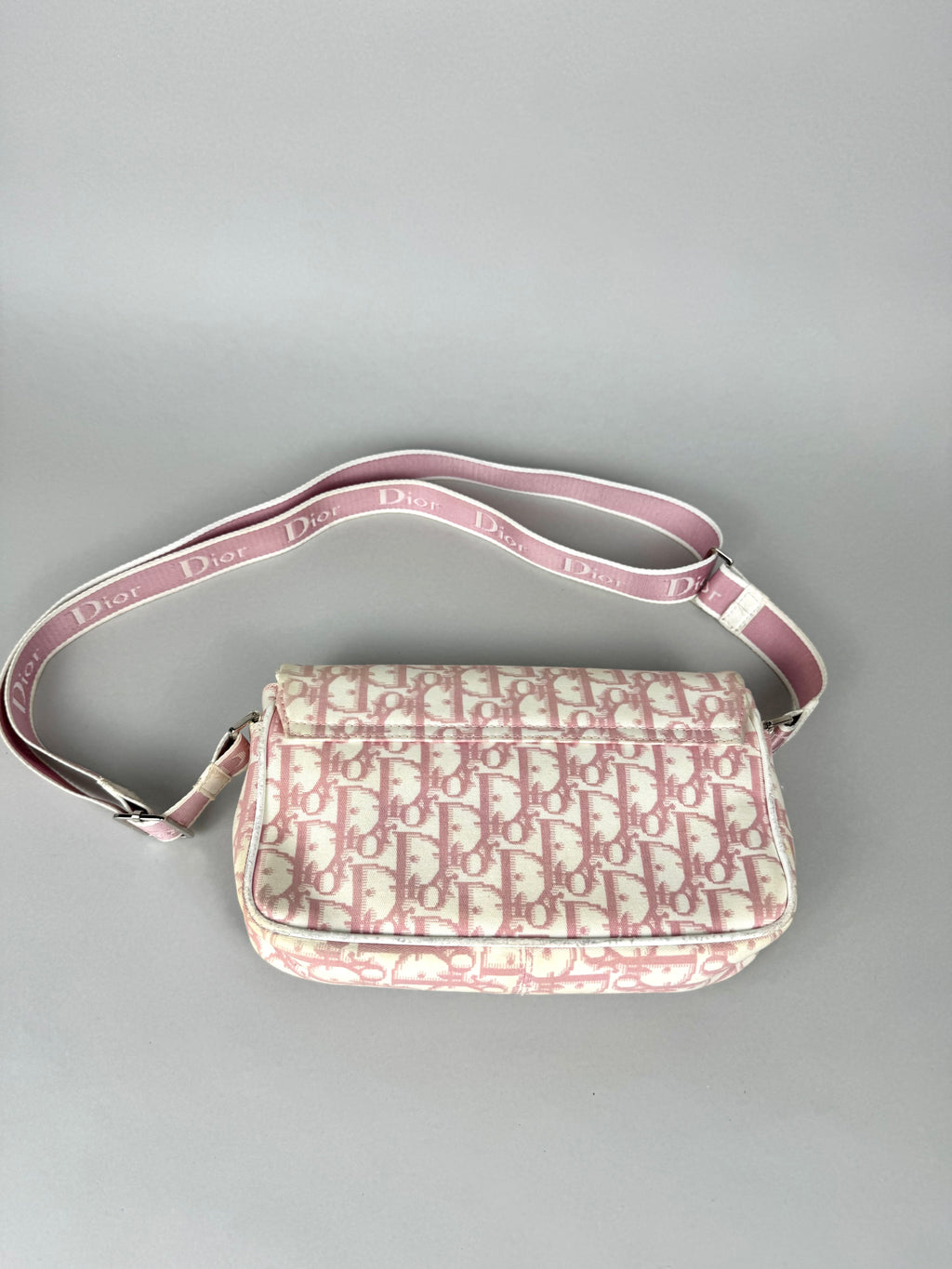 Christian Dior Girly Pink Monogram Reporter Crossbody