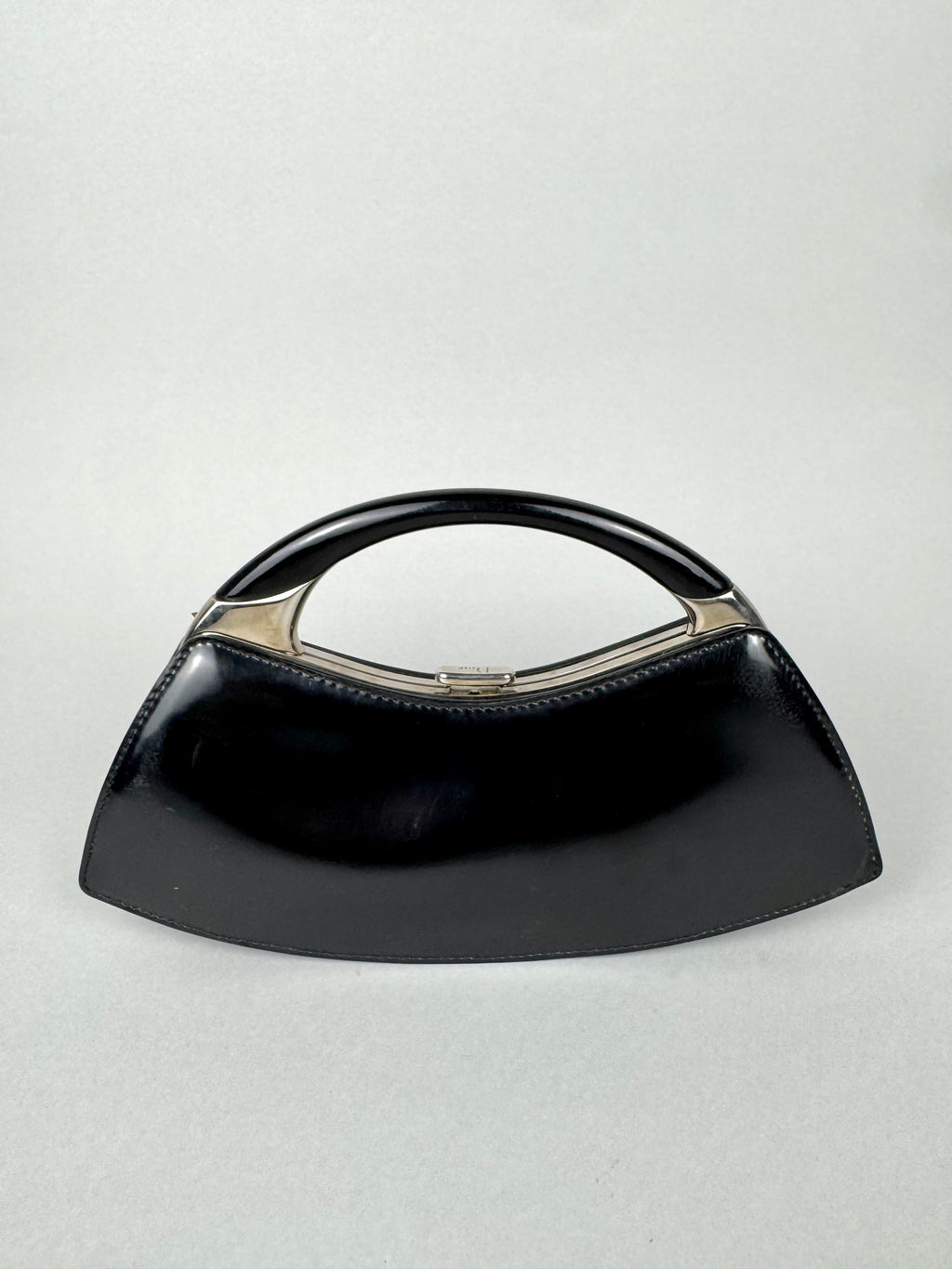 Christian Dior Bondage Black Leather