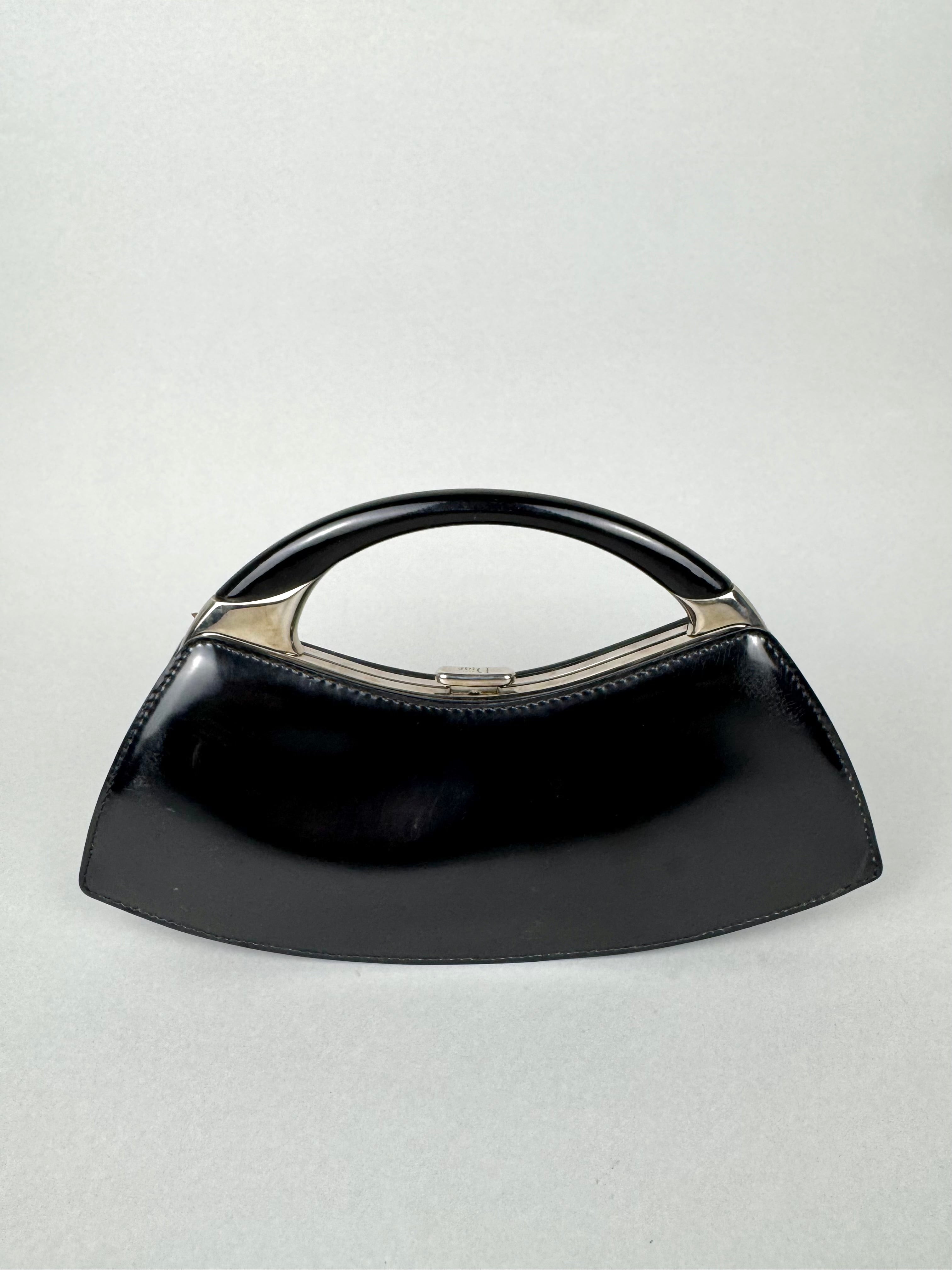 Christian Dior Bondage Black Leather