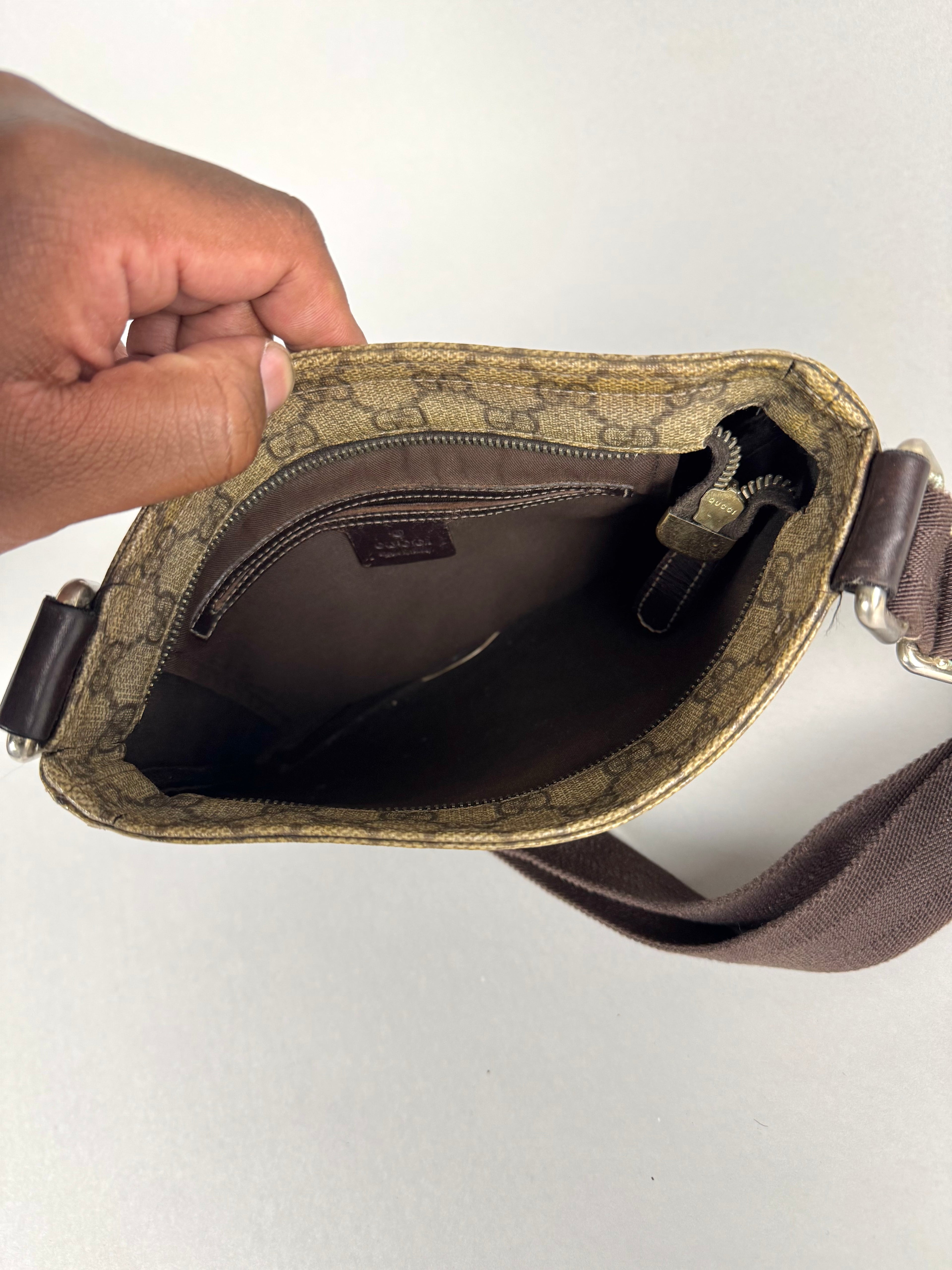 Gucci Monogram Supreme Crossbody