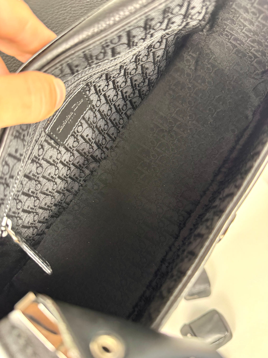 Christian Dior Street Chic Columbus Black Leather