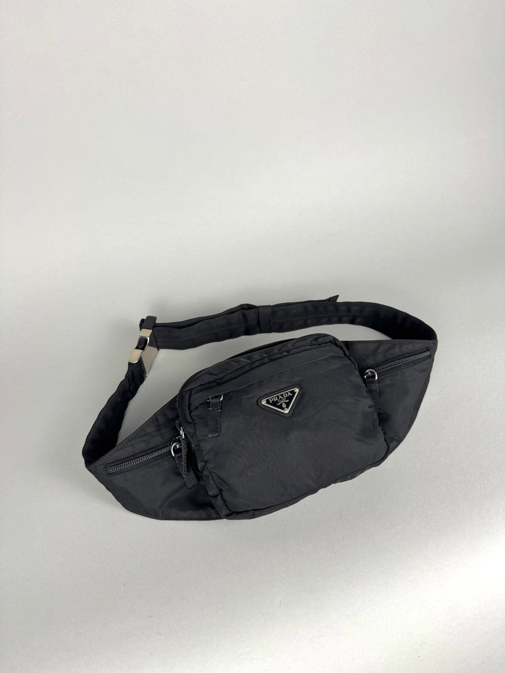 Prada Montagna Nylon Black Belt Pochete