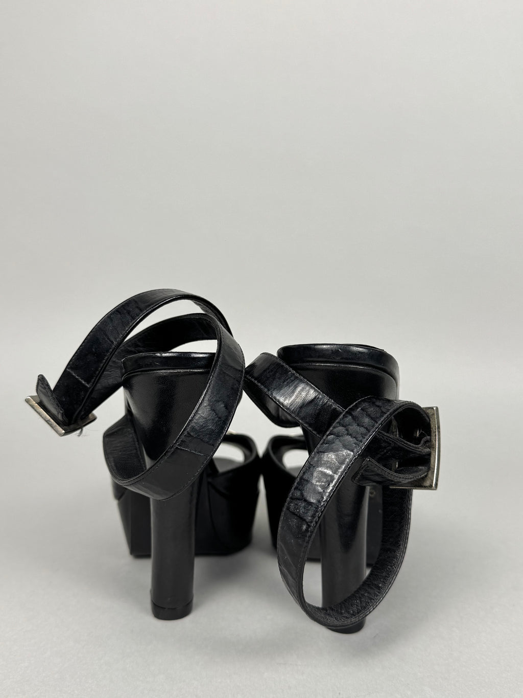Fendi Leather Platform Heels