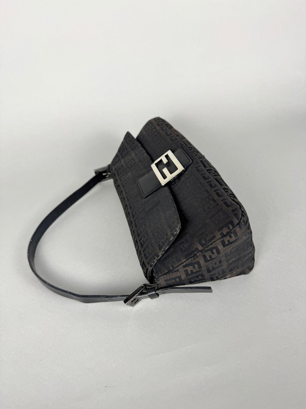 Fendi Baguette Monogram Black