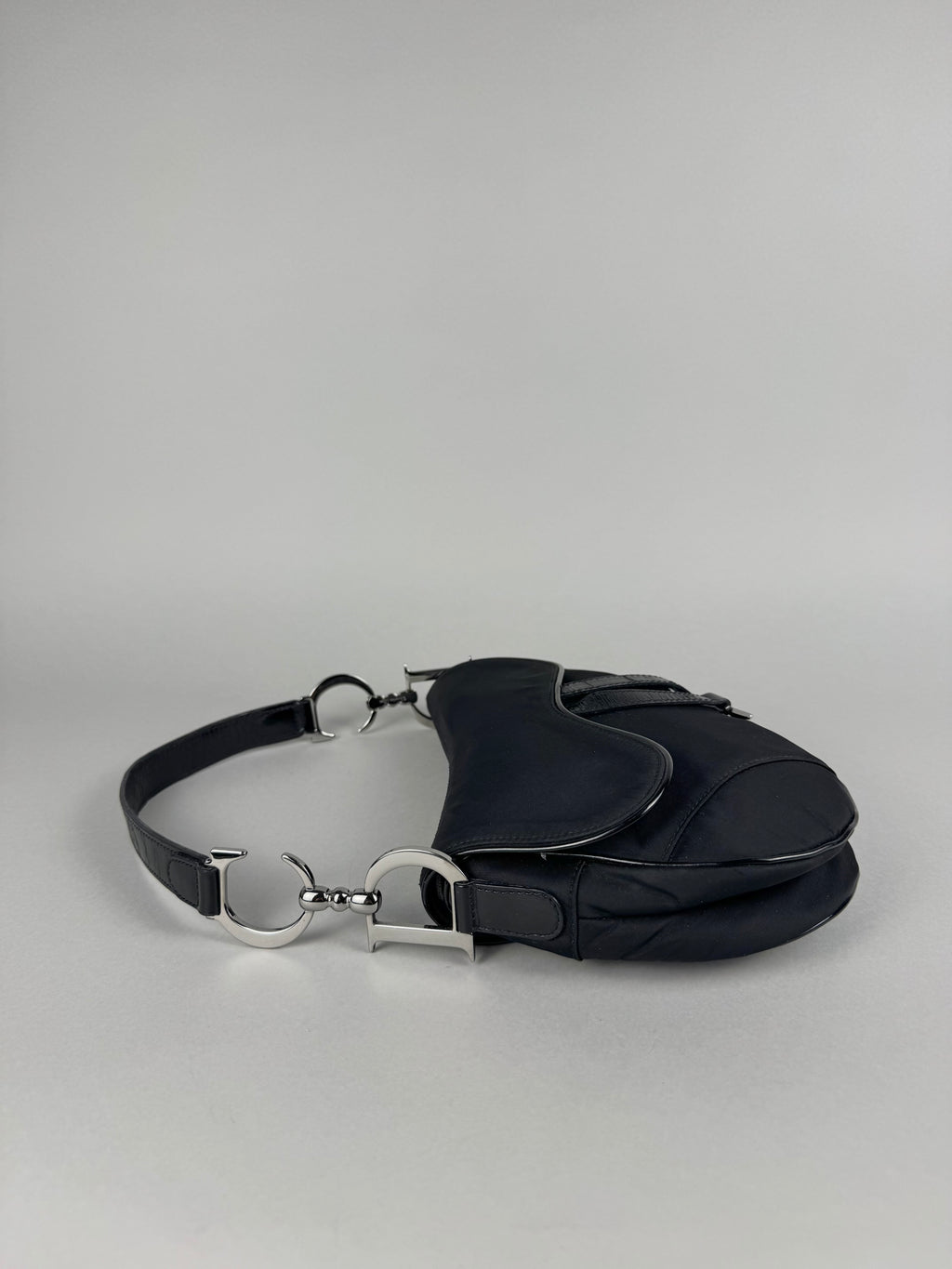 Christian Dior Saddle Black Nylon