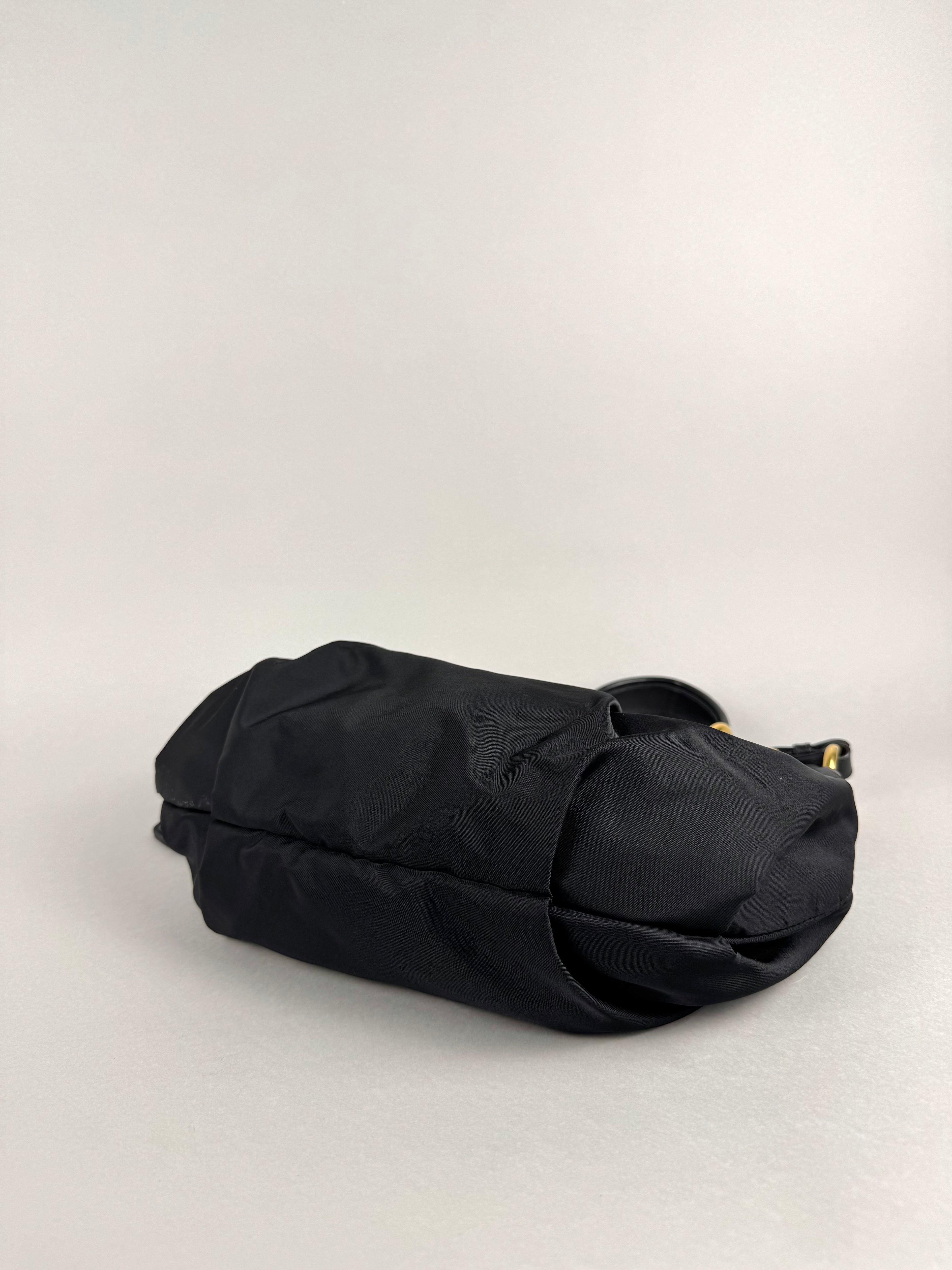 Prada Nylon and Leather Shoulder