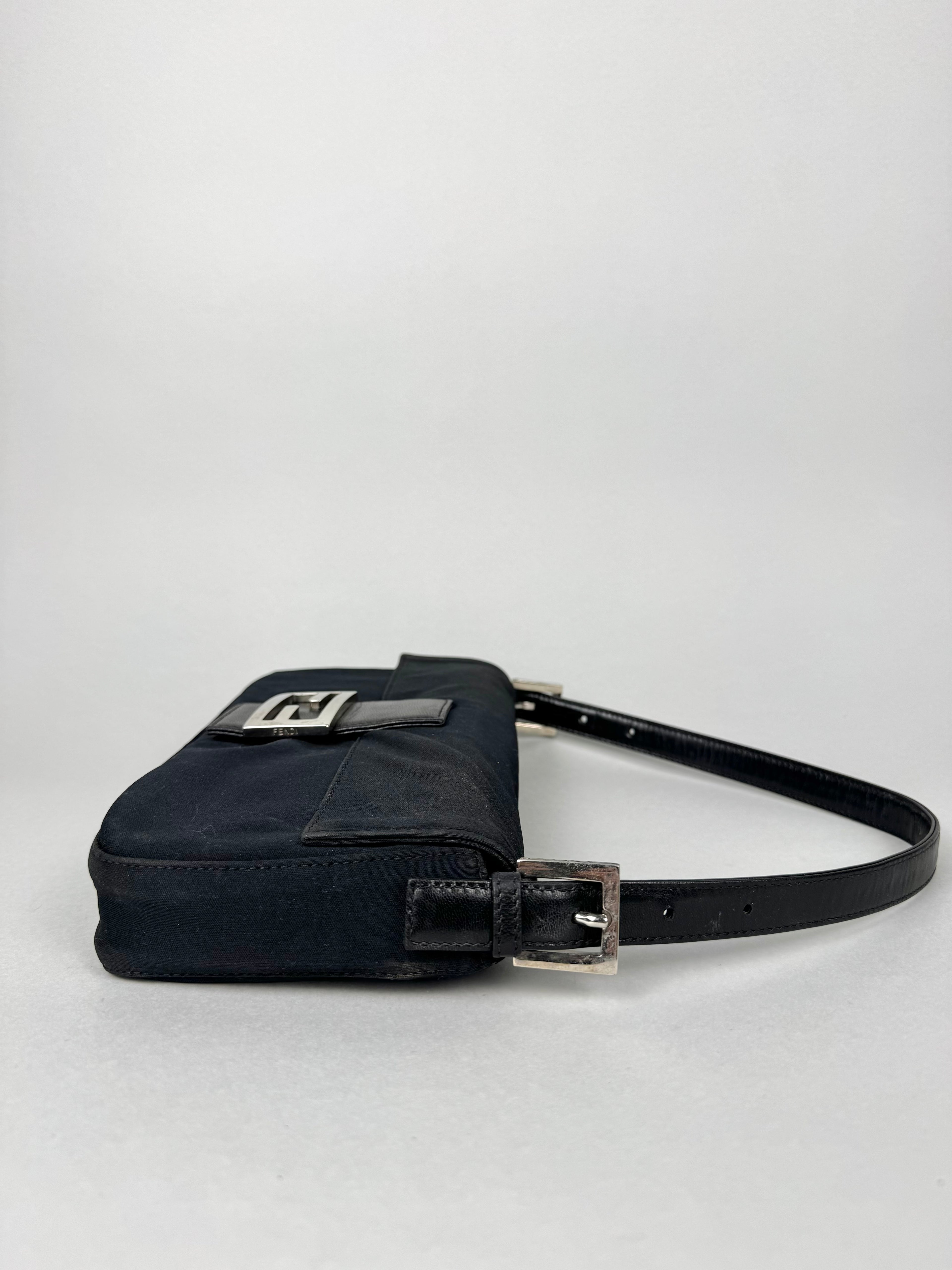 Fendi Baguette Nylon Black
