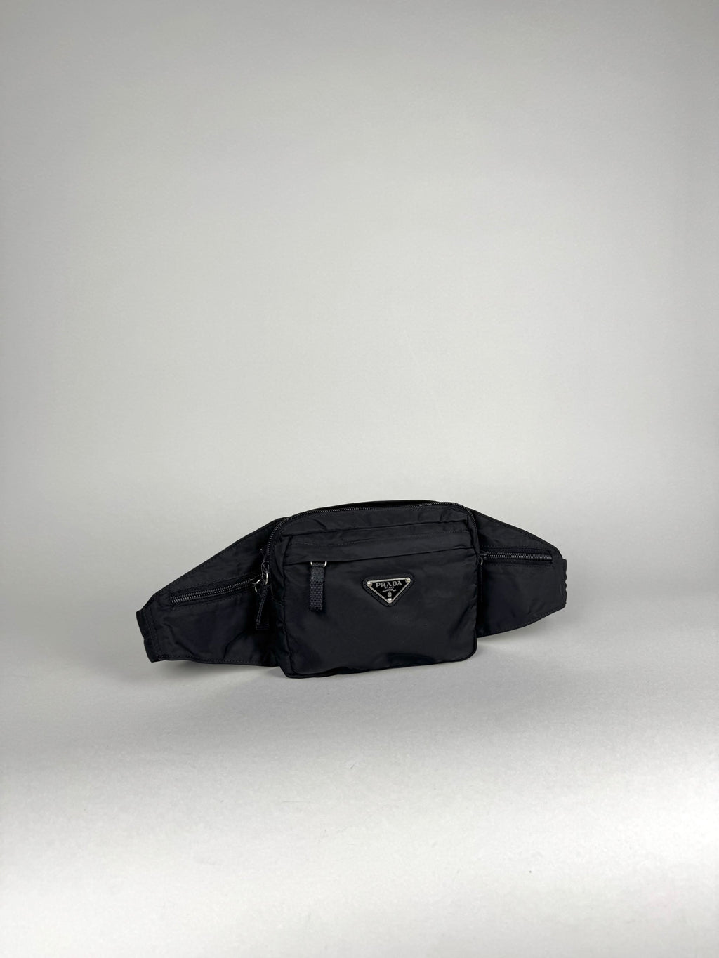 Prada Montagna Nylon Black Belt Pochete
