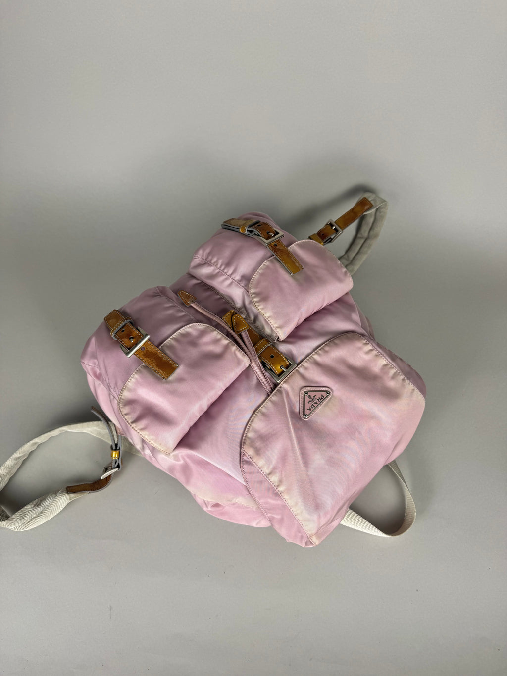 Prada Nylon Baby Pink Backpack Medium