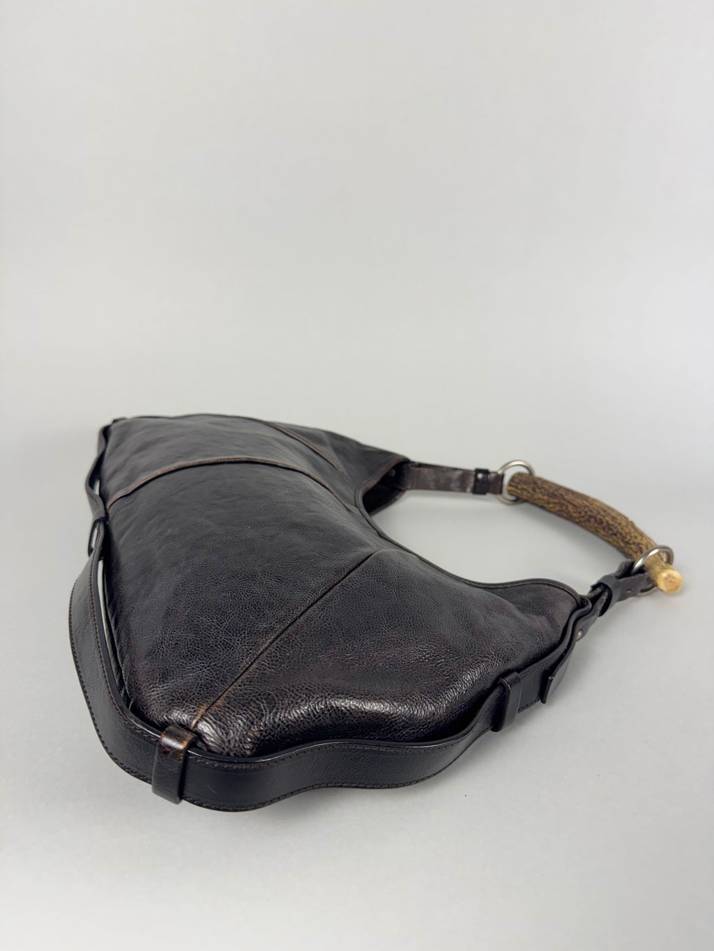 Yves Saint Laurent Mombasa Leather Brown