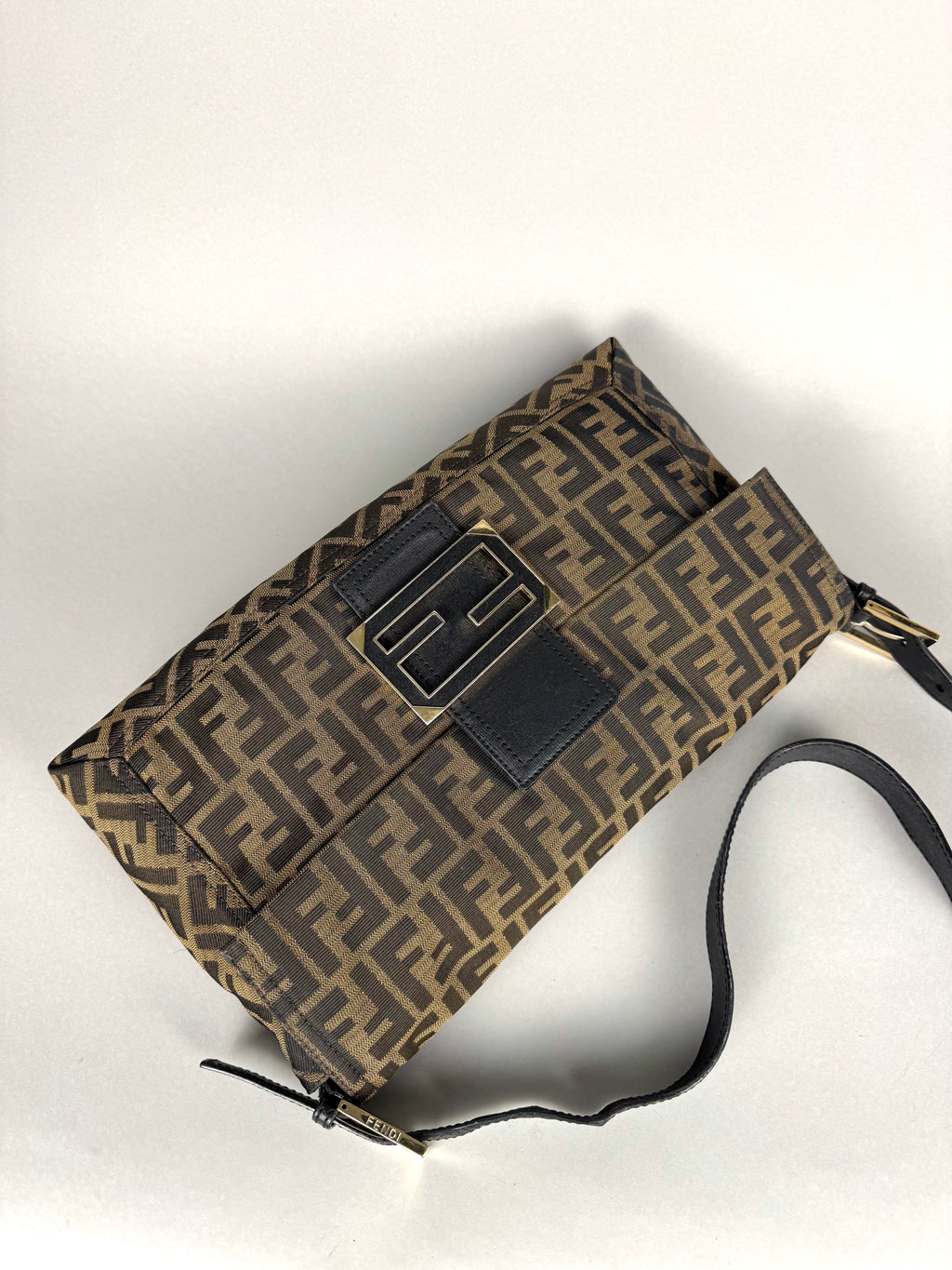 Fendi Maxi Monogram Zucca Baguette