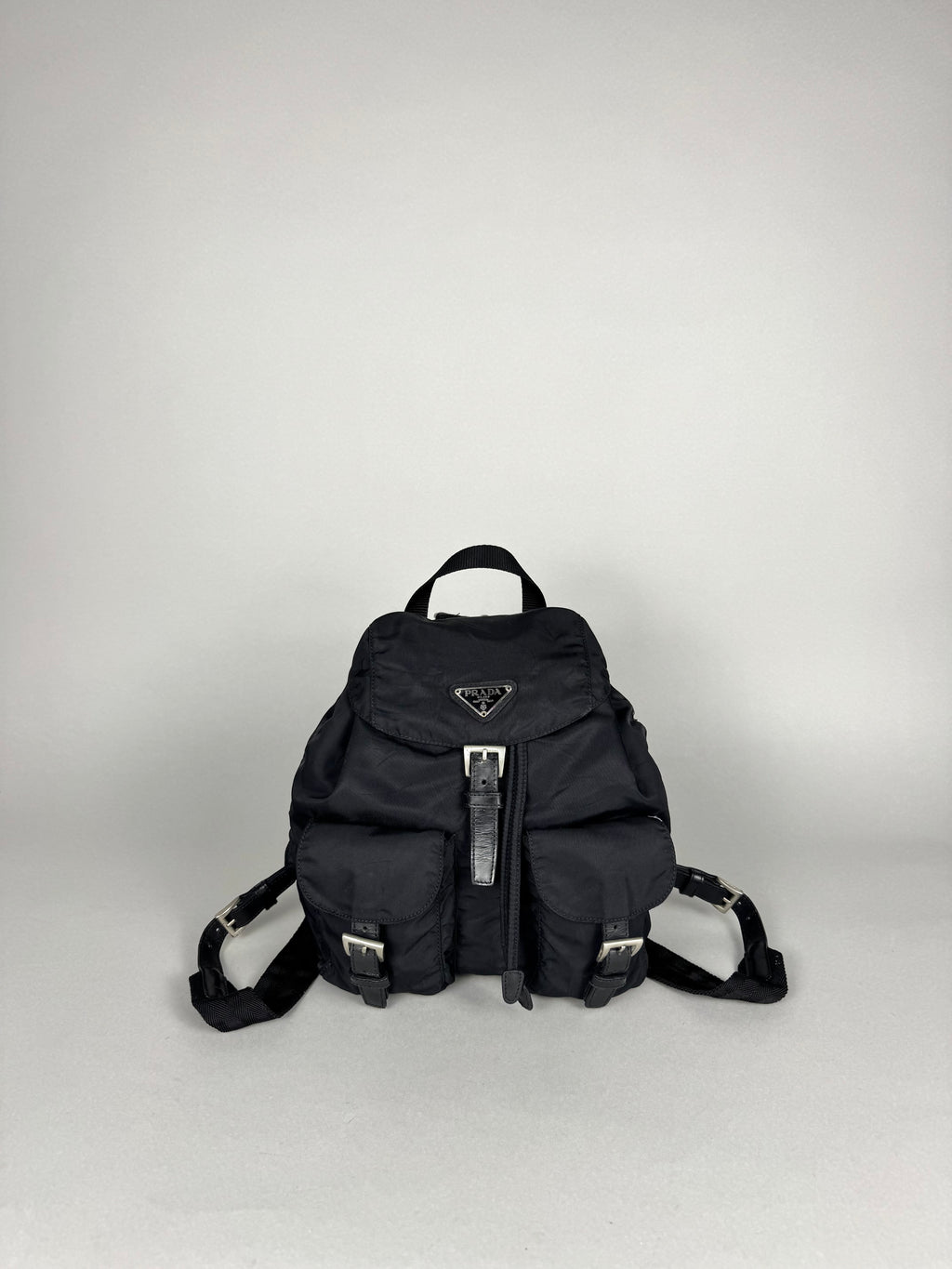 Prada Nylon Black Backpack Small
