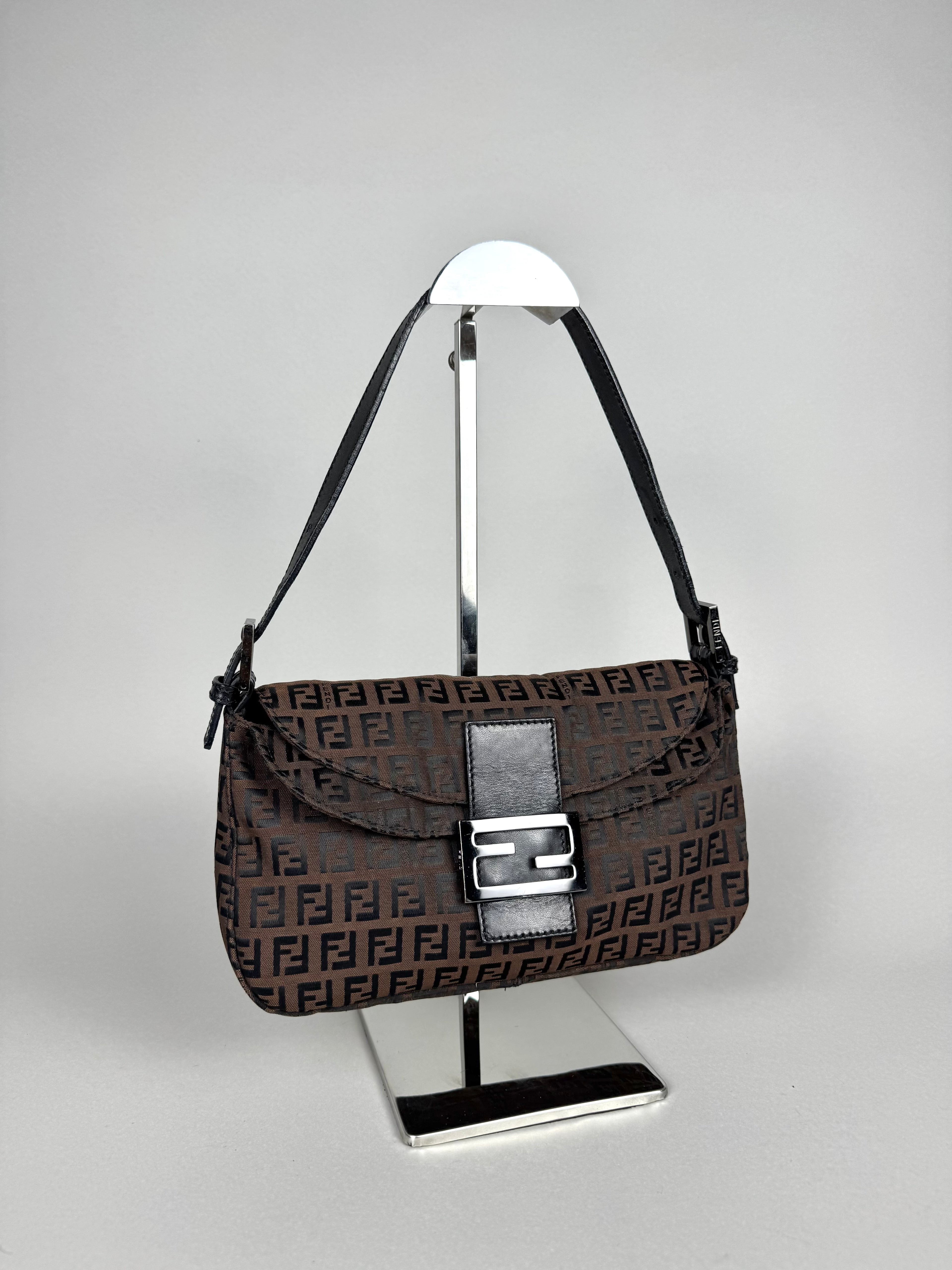 Fendi Baguette Monogram Brown