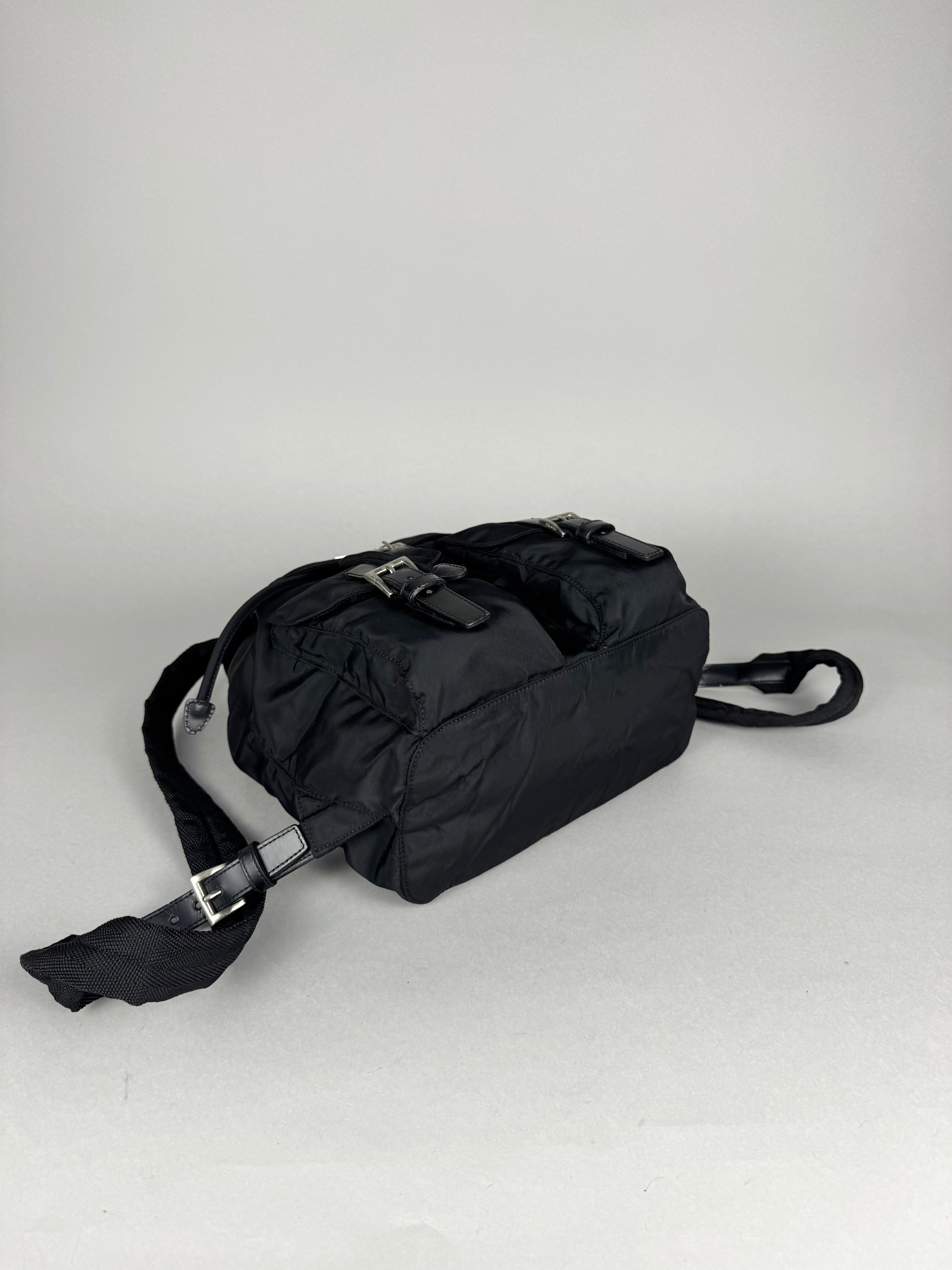 Prada Nylon Black Backpack Small