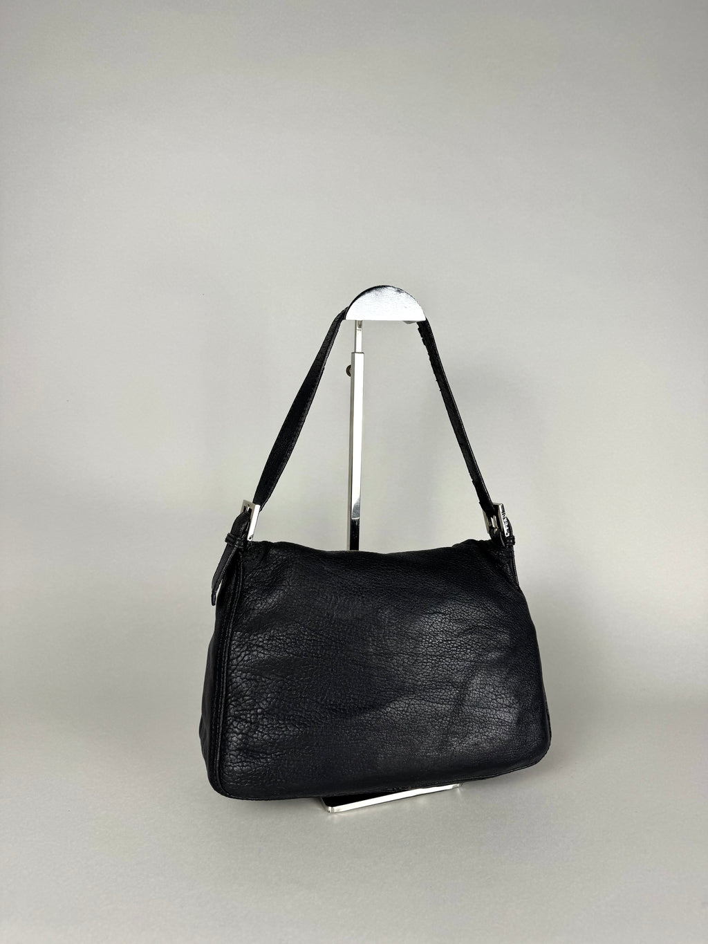 Fendi Mama Baguette Black Leather