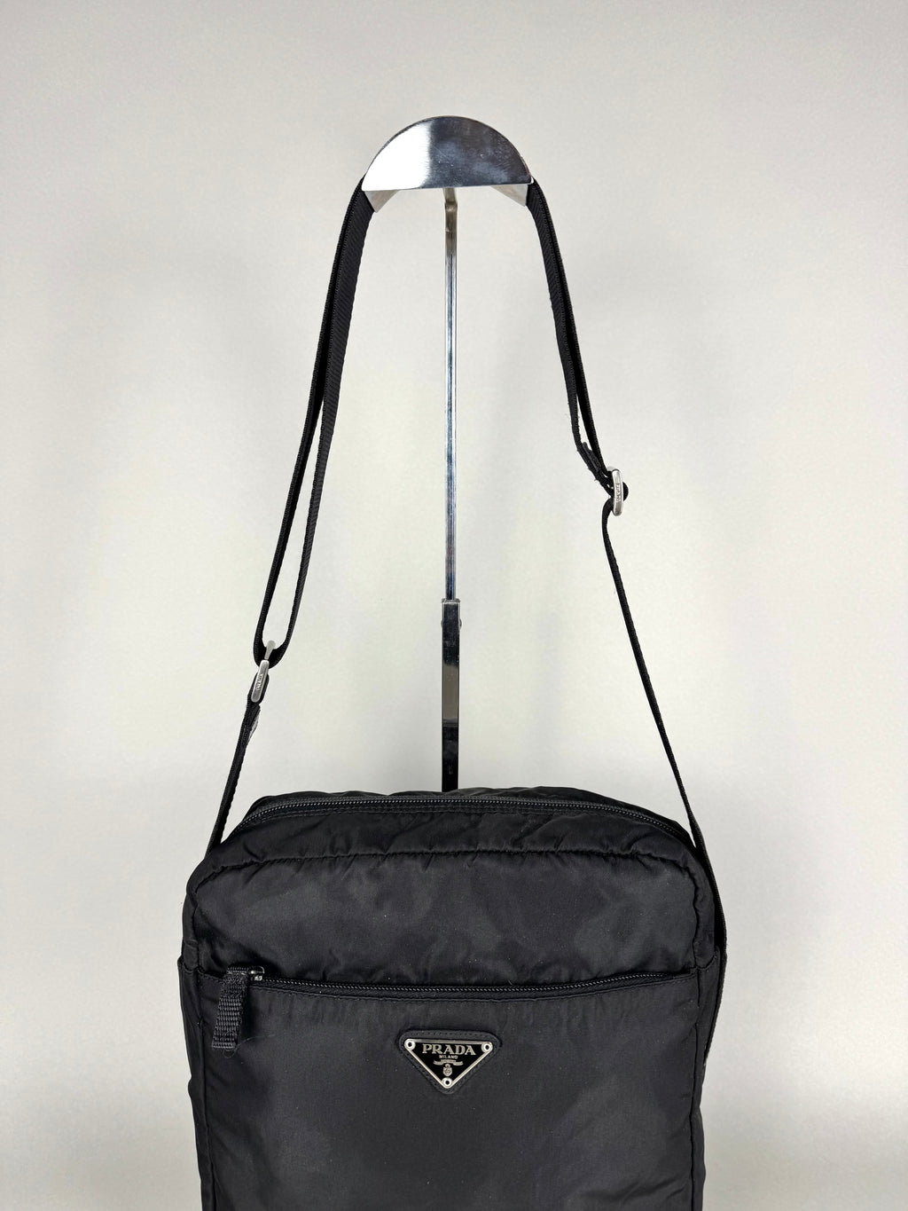 Prada Tessuto Messenger Crossbody Nylon Bag