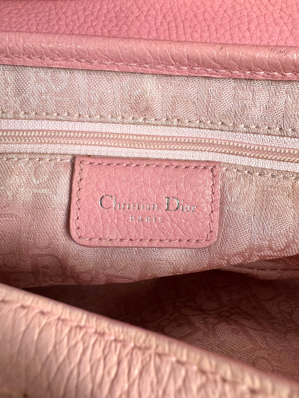 Christian Dior Saddle Pink Leather
