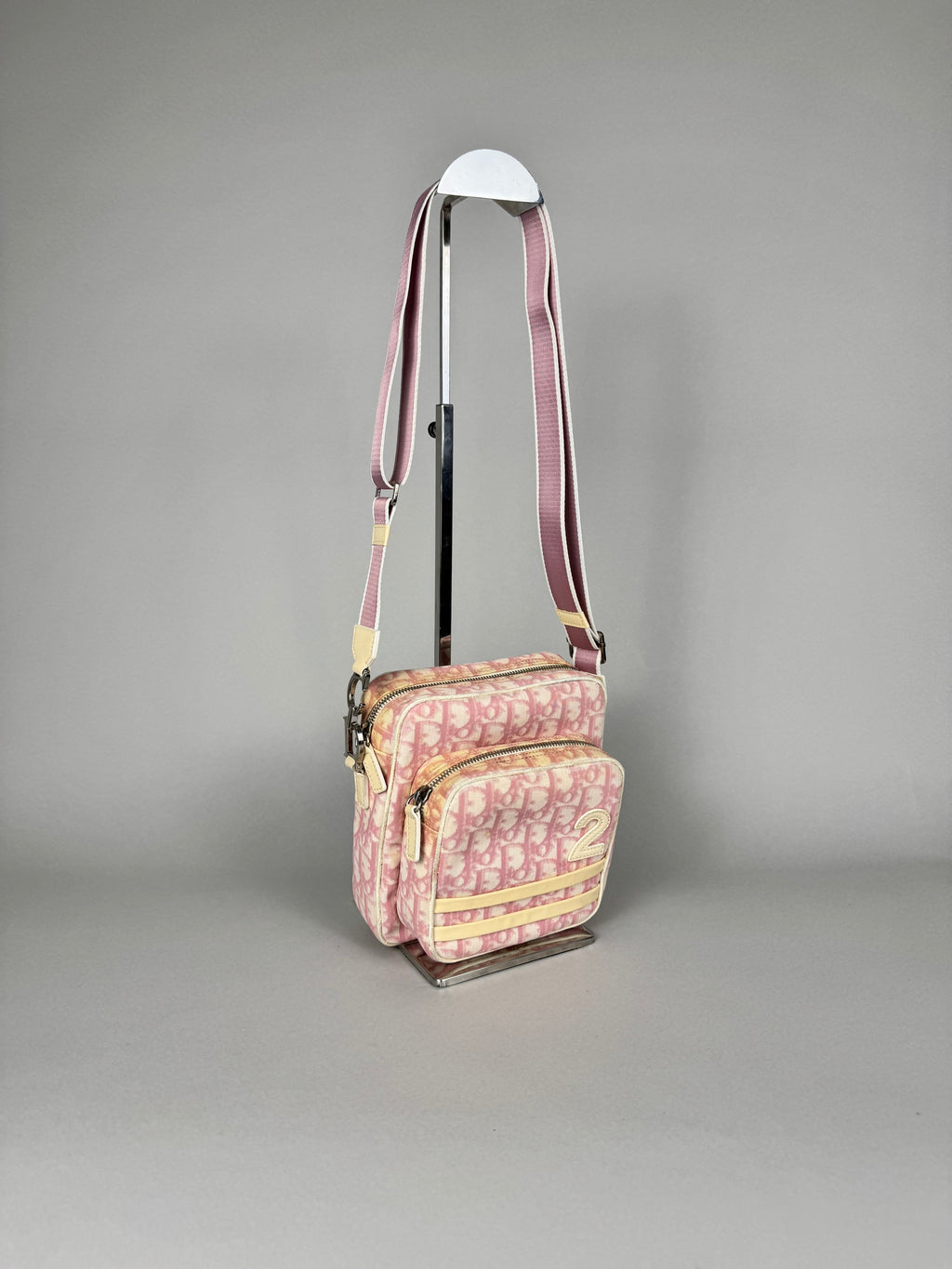 Christian Dior Girly Pink Monogram Trotter Crossbody