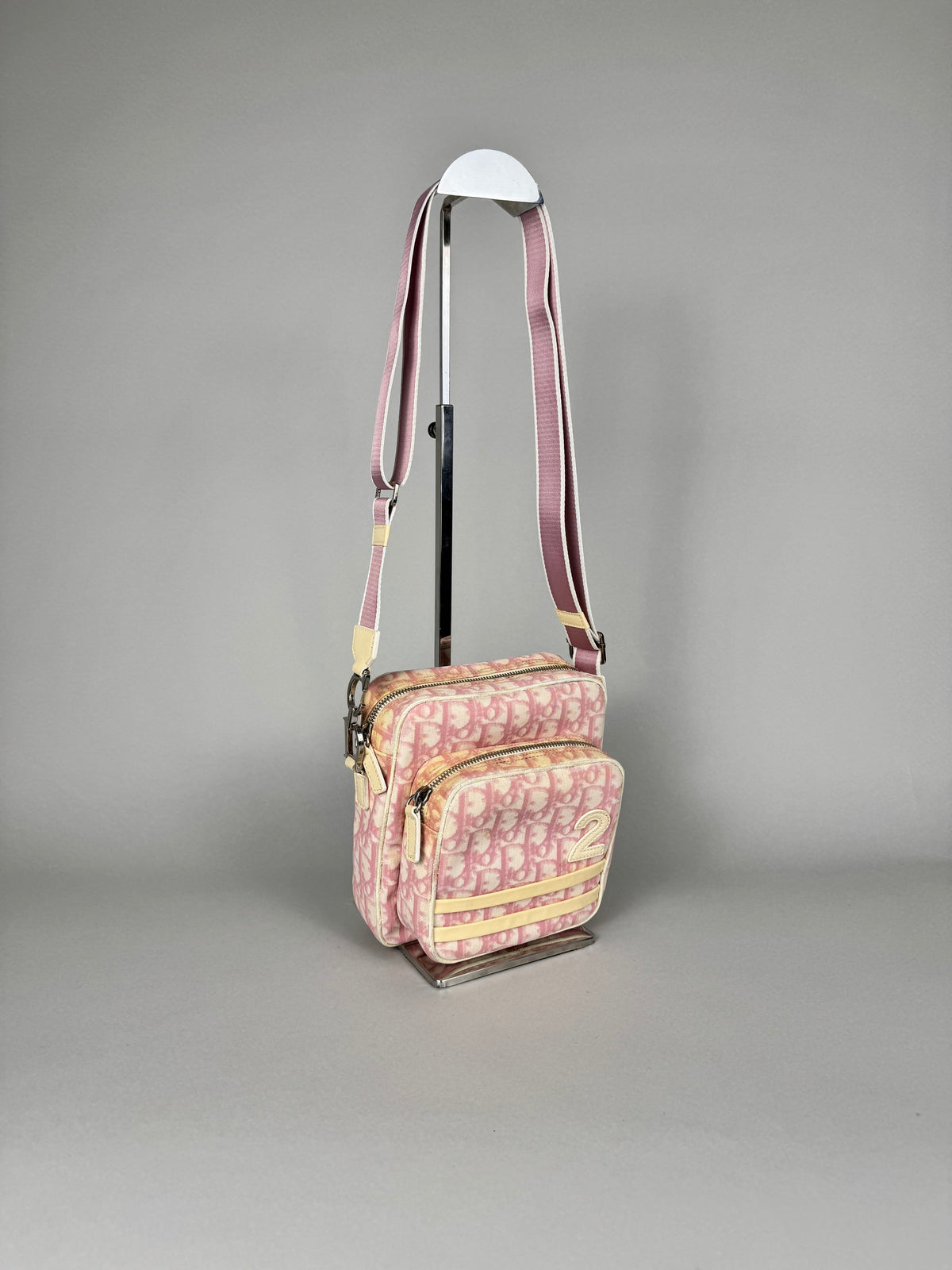 Christian Dior Girly Pink Monogram Trotter Crossbody