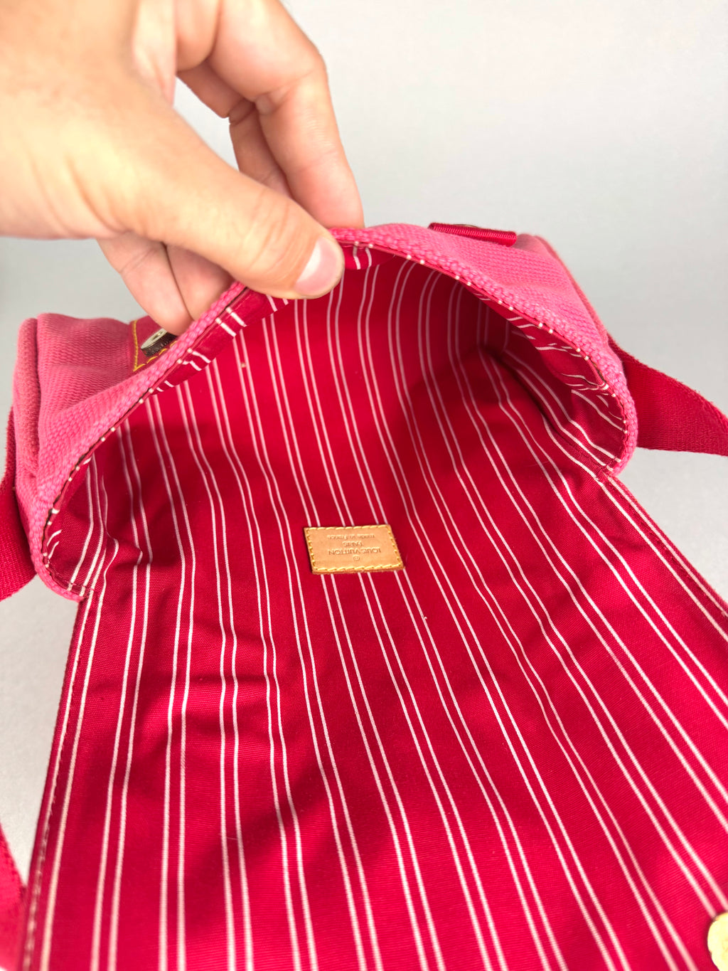 Louis Vuitton Pink Antigua Sac Rabat