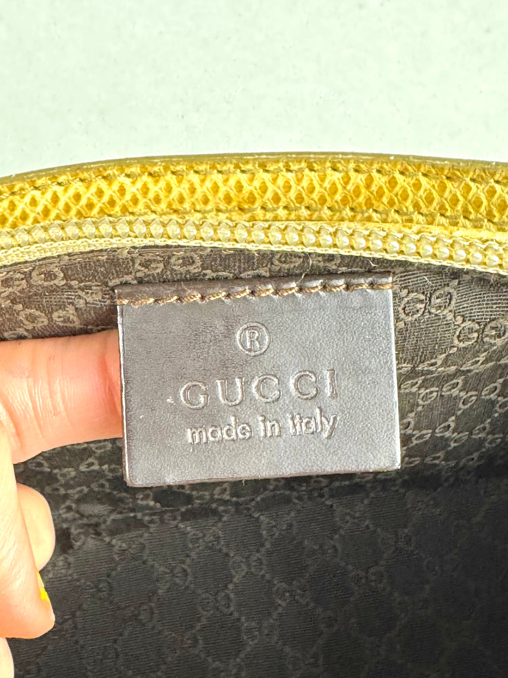 Gucci Boat Leather Pochette