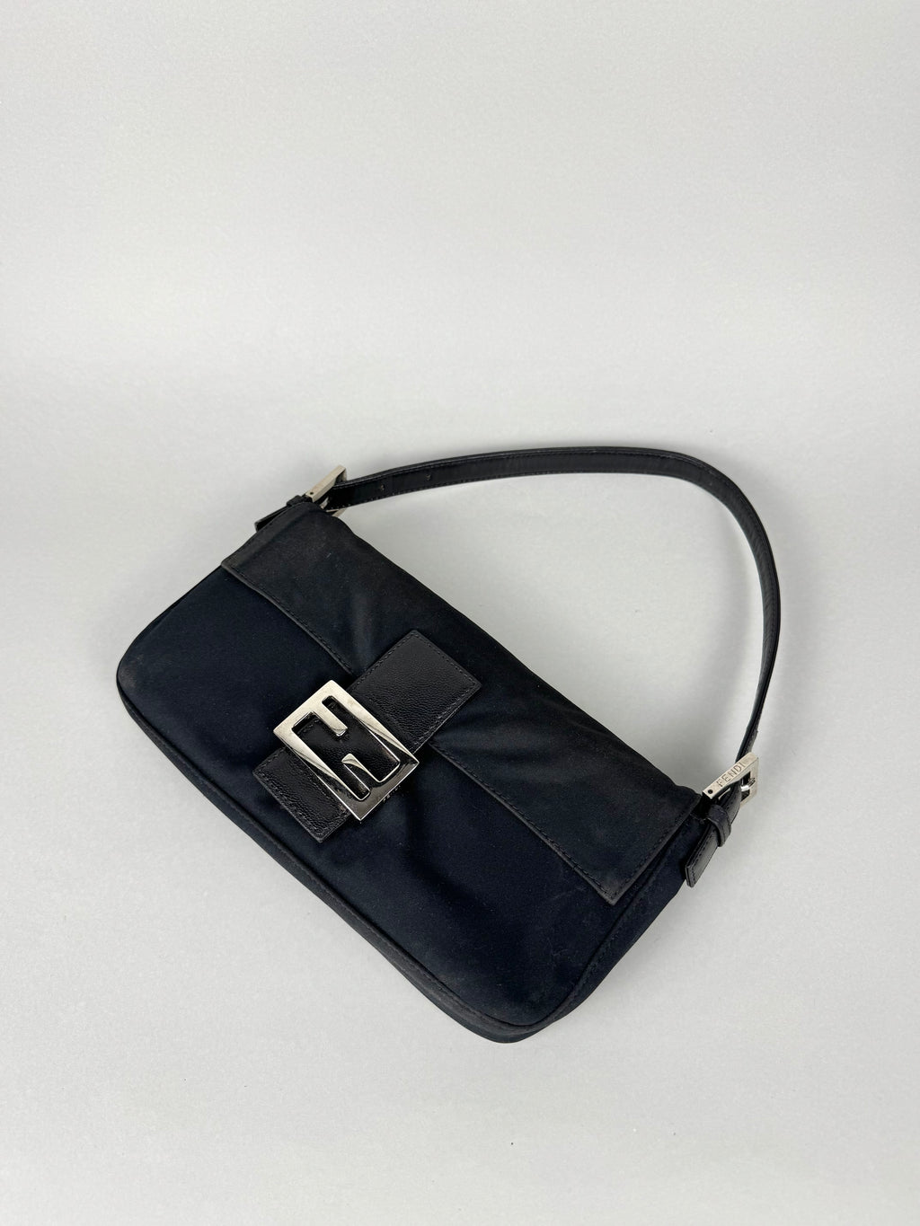 Fendi Baguette Nylon Black