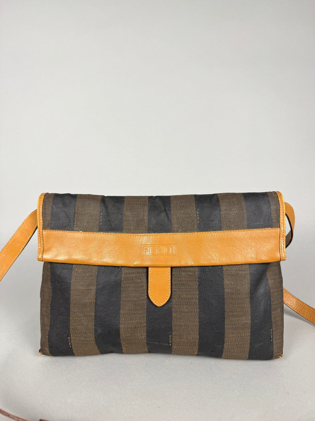 Fendi Pequim Stripe Envelope Crossbody