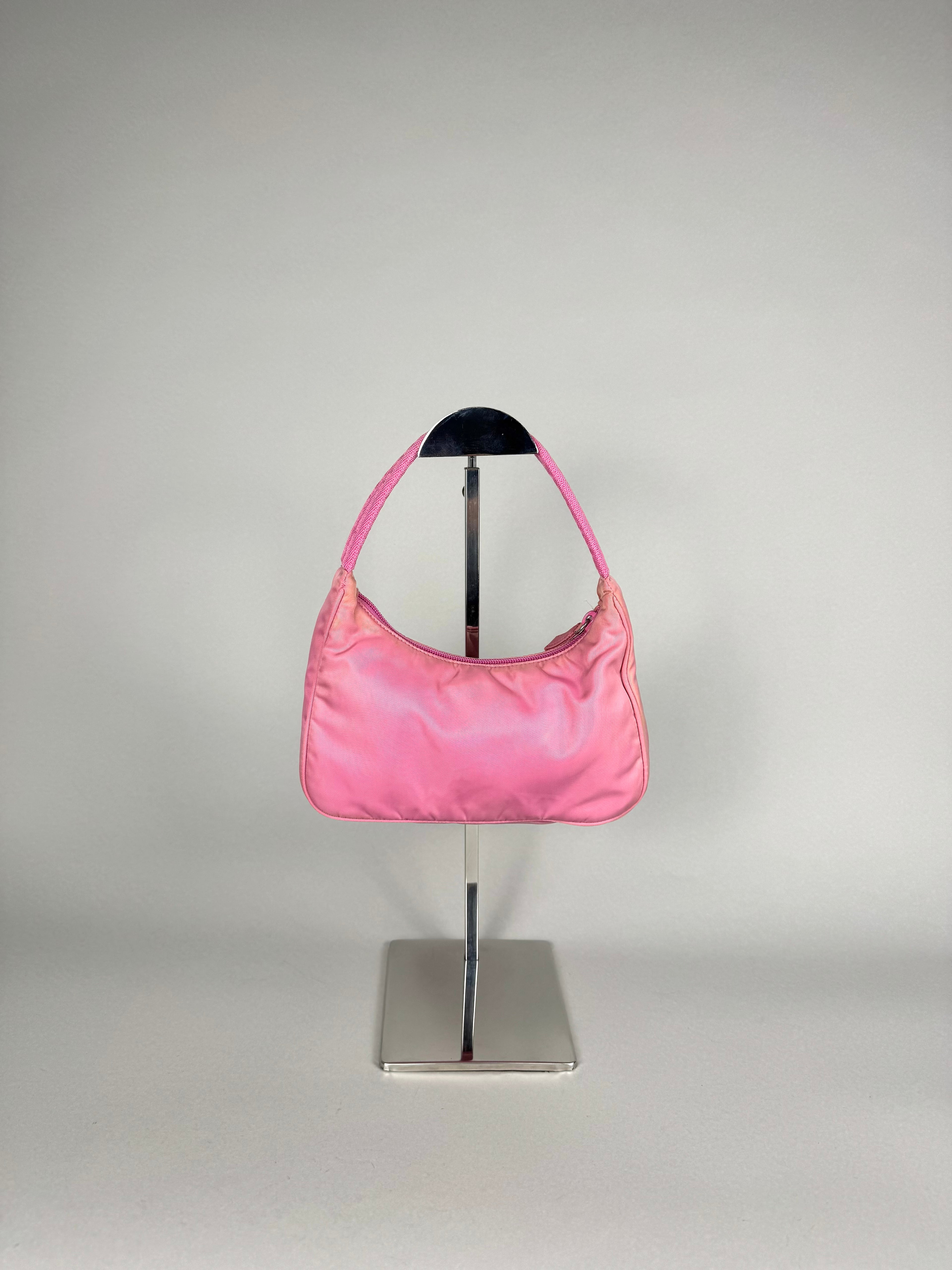 Prada Nylon Pink Hobo