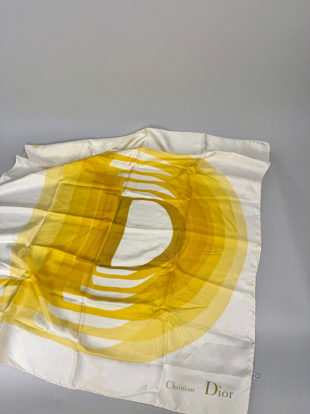 Christian Dior 70s Gradient Silk Scarf