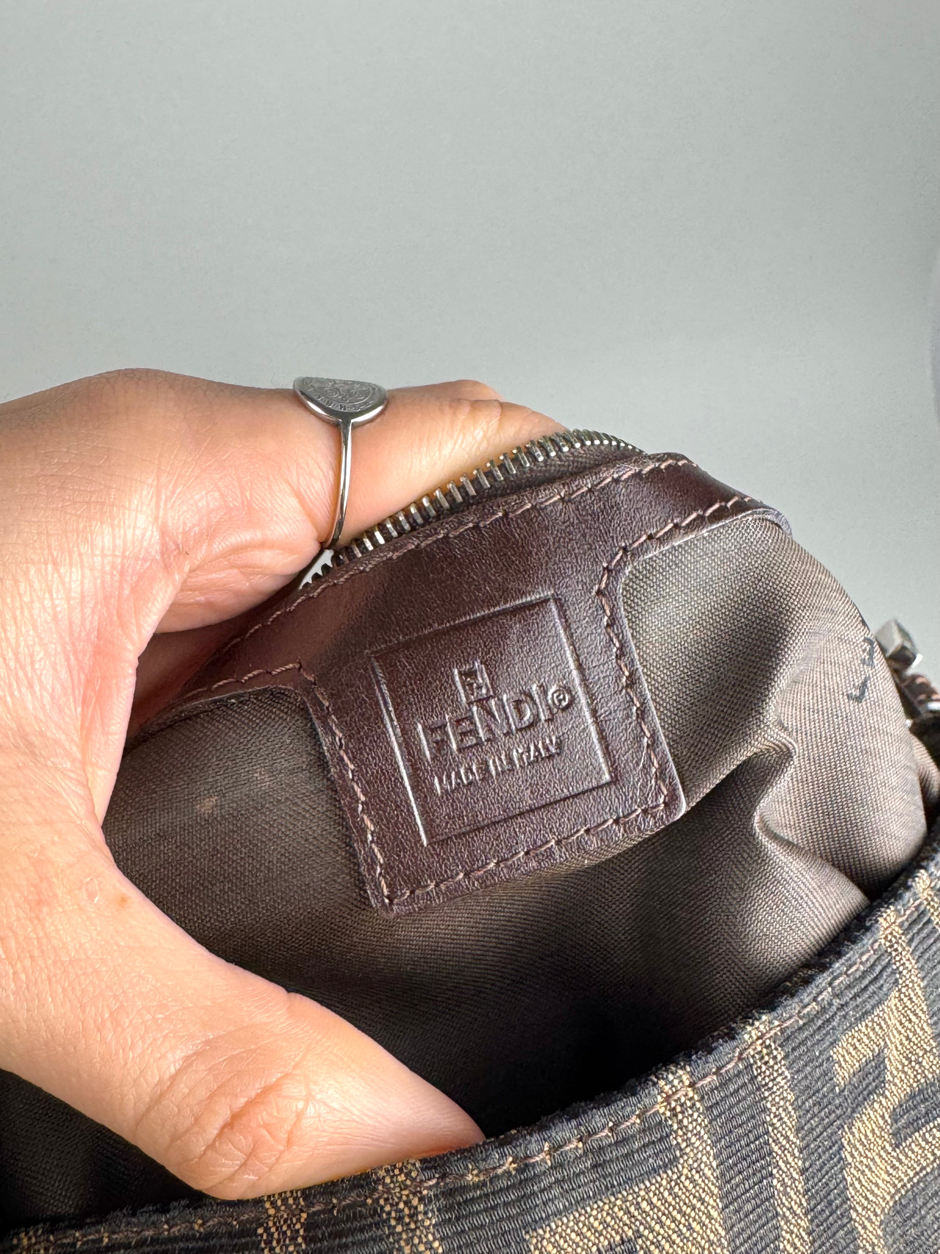 Fendi Monogram Zucca Mamma Baguette