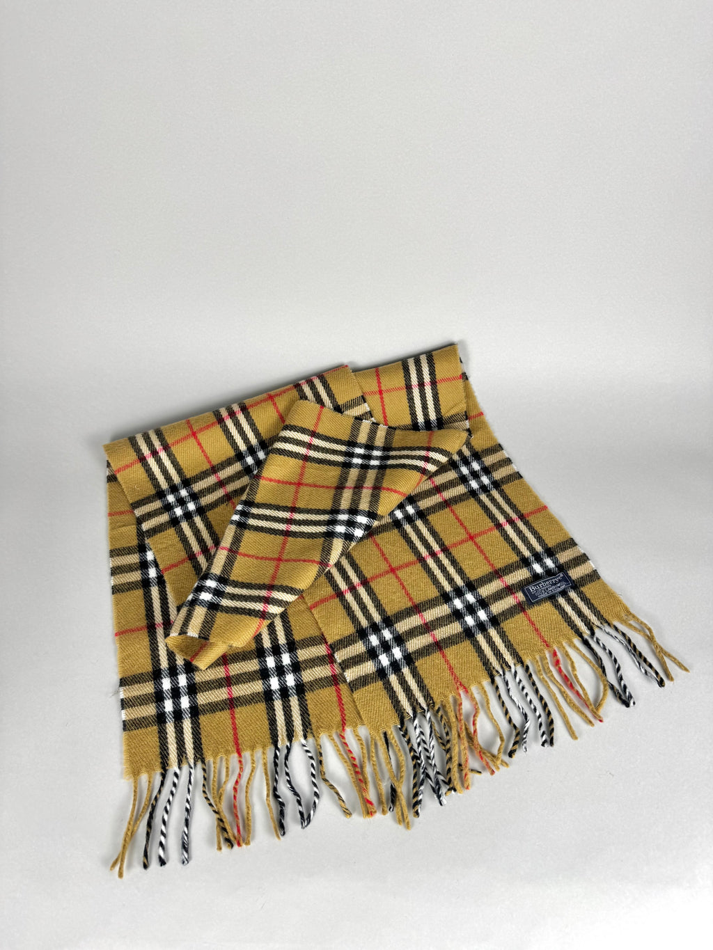Burberrys Nova Check Scarf Lambswool