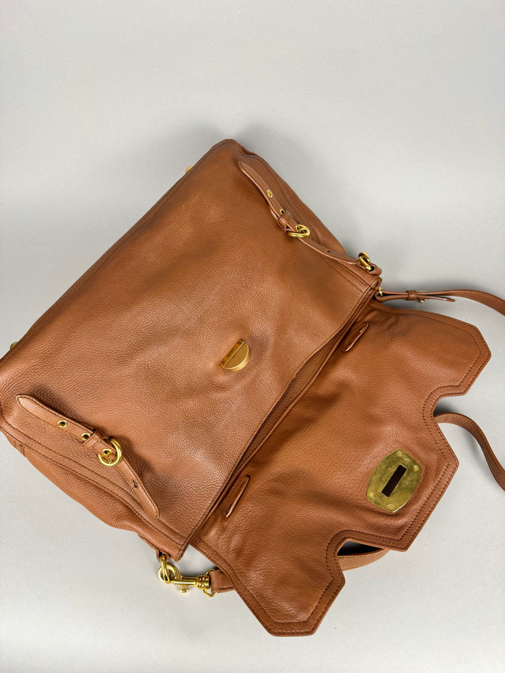 Miu Miu Paloma Top Cervo Leather