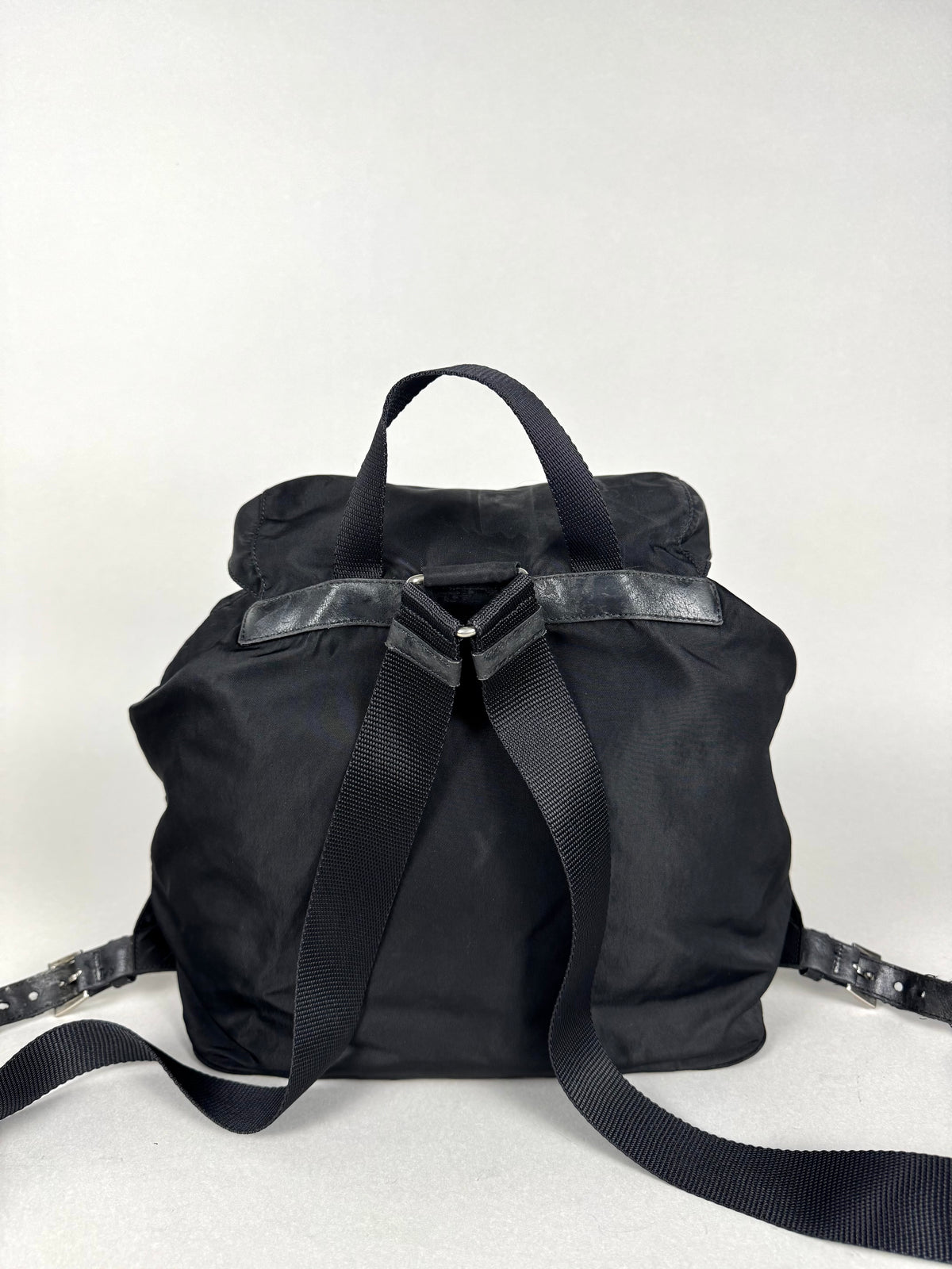 Prada Black Nylon Backpack Medium