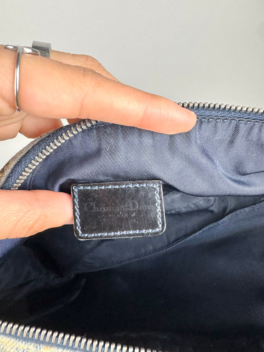 Christian Dior Mini Saddle Denim
