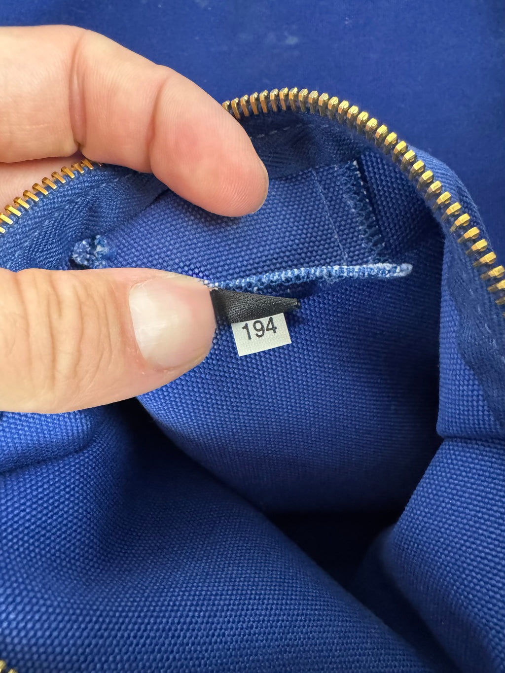 Prada Blue Printed Canapa Canvas Tote